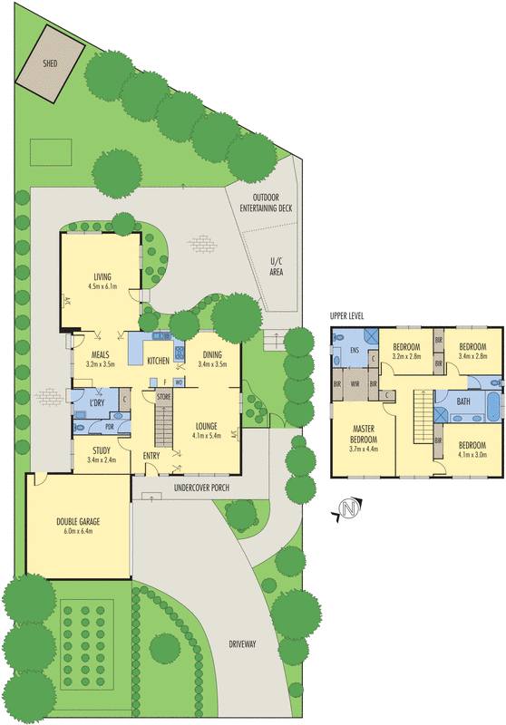 7 Stockade Drive, Wheelers Hill VIC 3150 - Floorplan