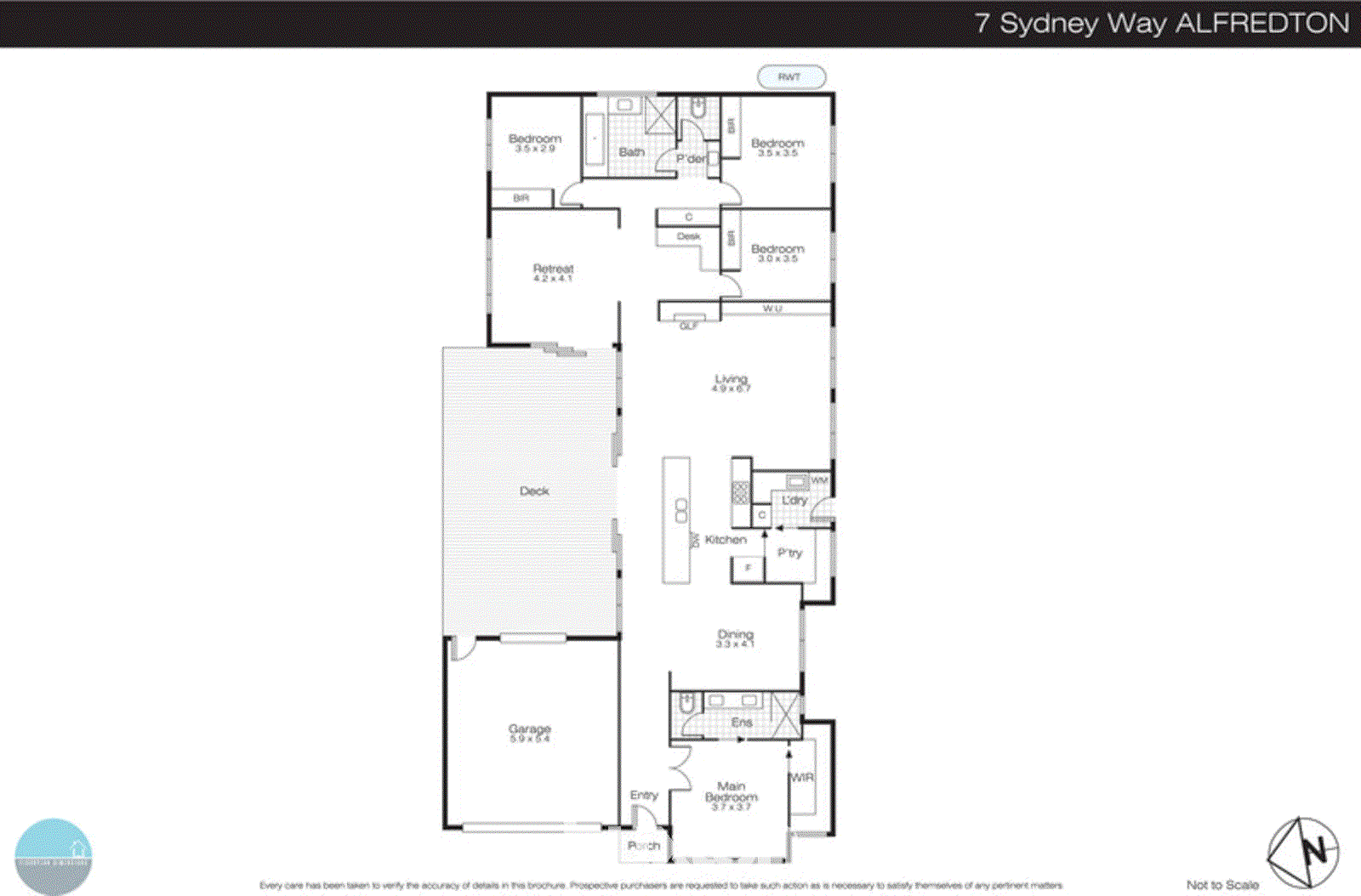 7 Sydney Way, Alfredton VIC 3350 - Floorplan