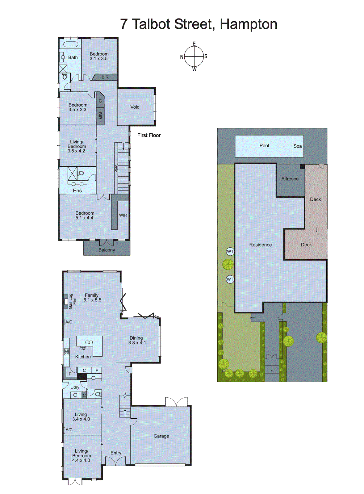 7 Talbot Street, Hampton VIC 3188 - Floorplan