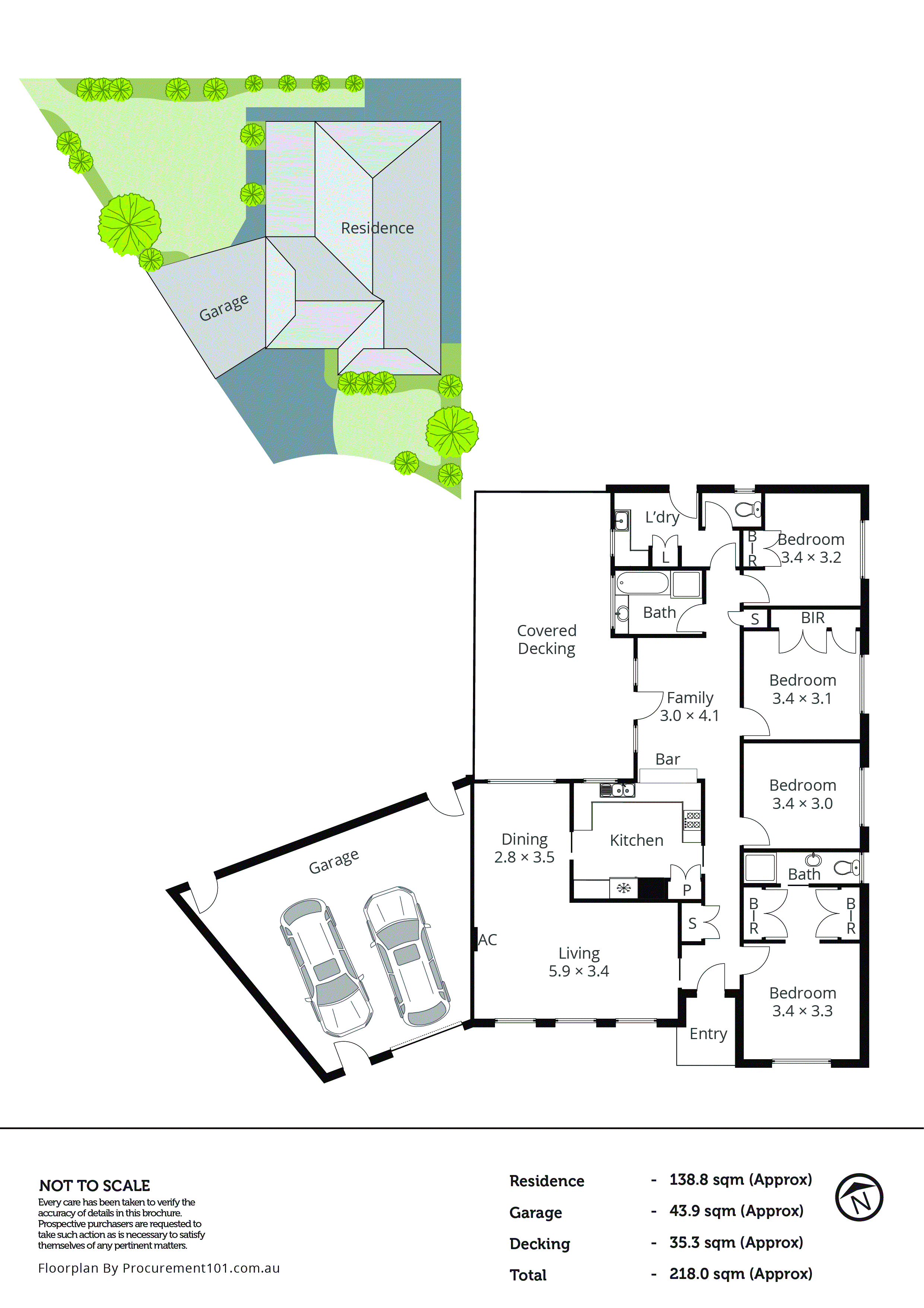 7 Warragamba Court, Keysborough VIC 3173 - Floorplan