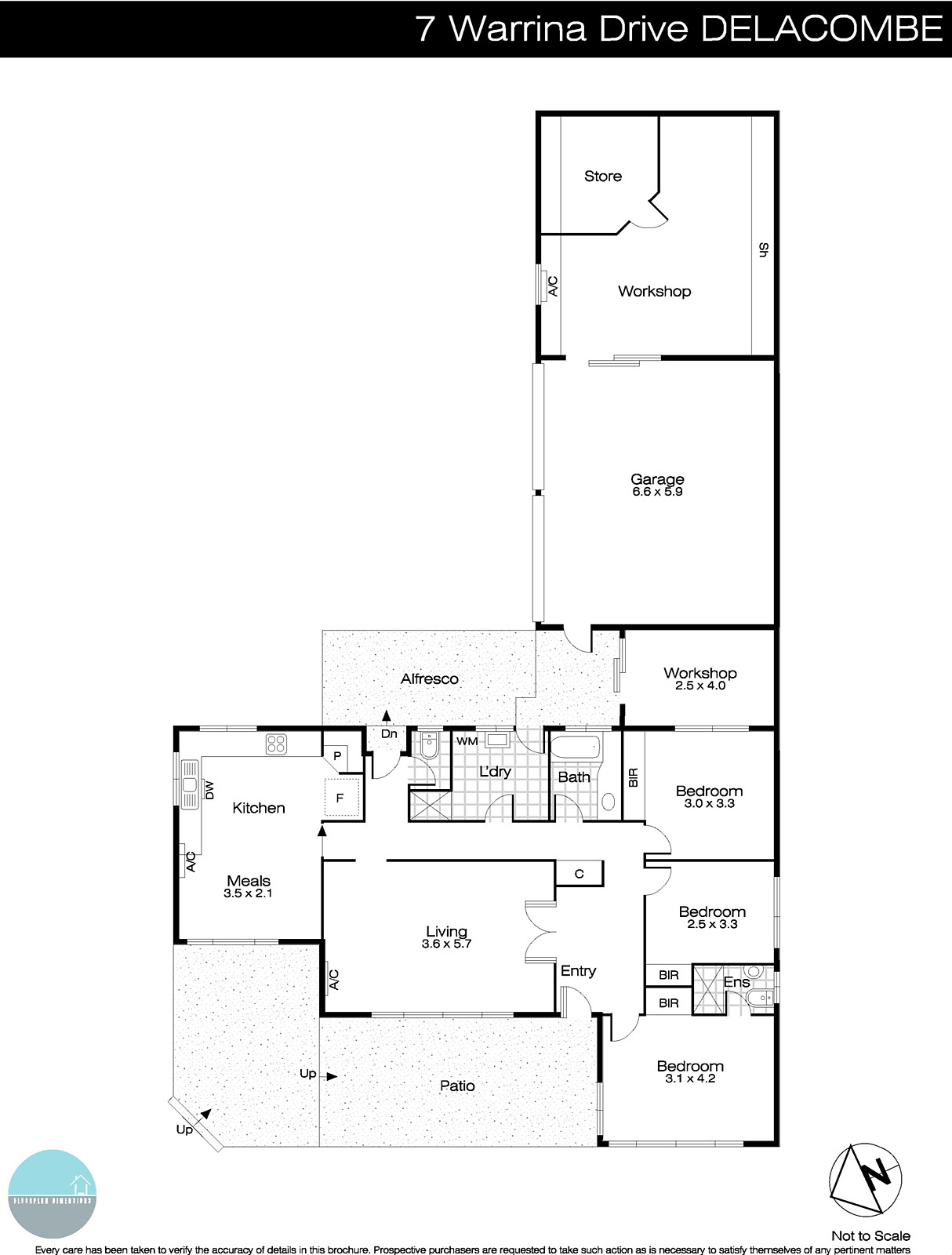 7 Warrina Drive, Delacombe VIC 3356 - Floorplan
