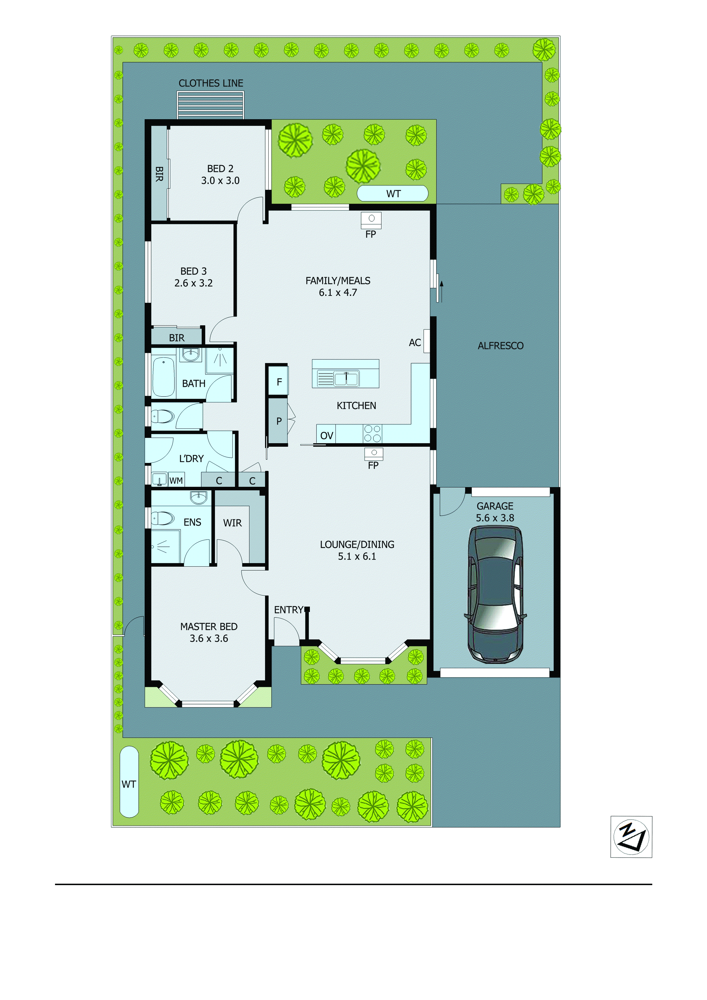 7 Waterdale Place, Aspendale Gardens VIC 3195 - Floorplan