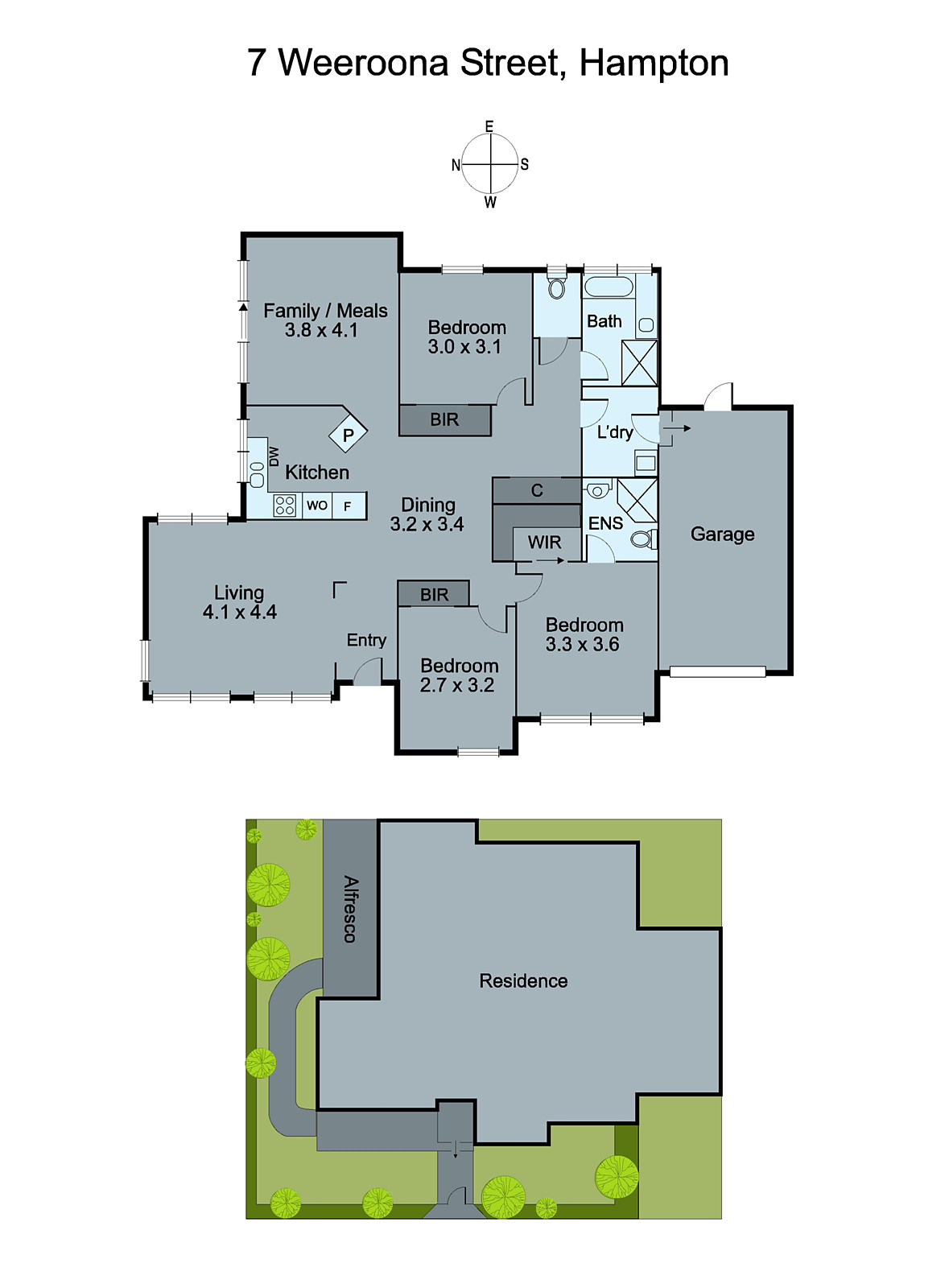 7 Weeroona Street, Hampton VIC 3188 - Floorplan