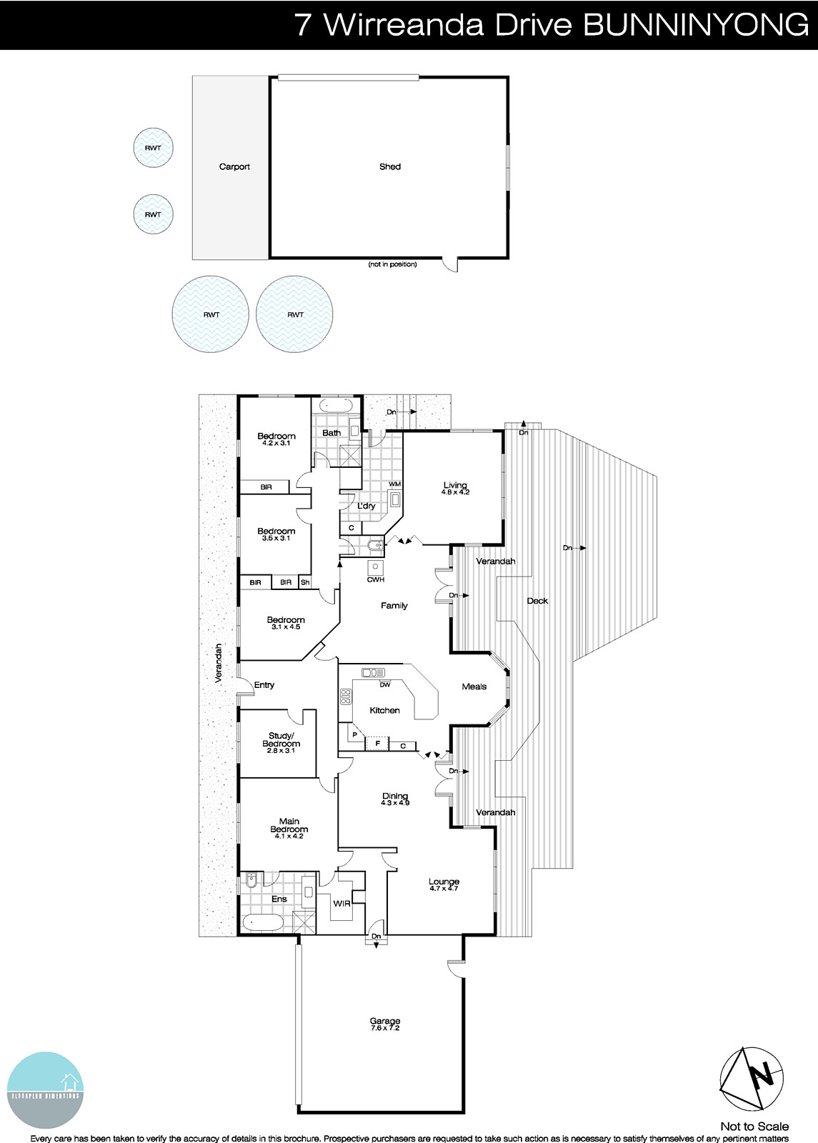 7 Wirreanda Drive, Buninyong VIC 3357 - Floorplan