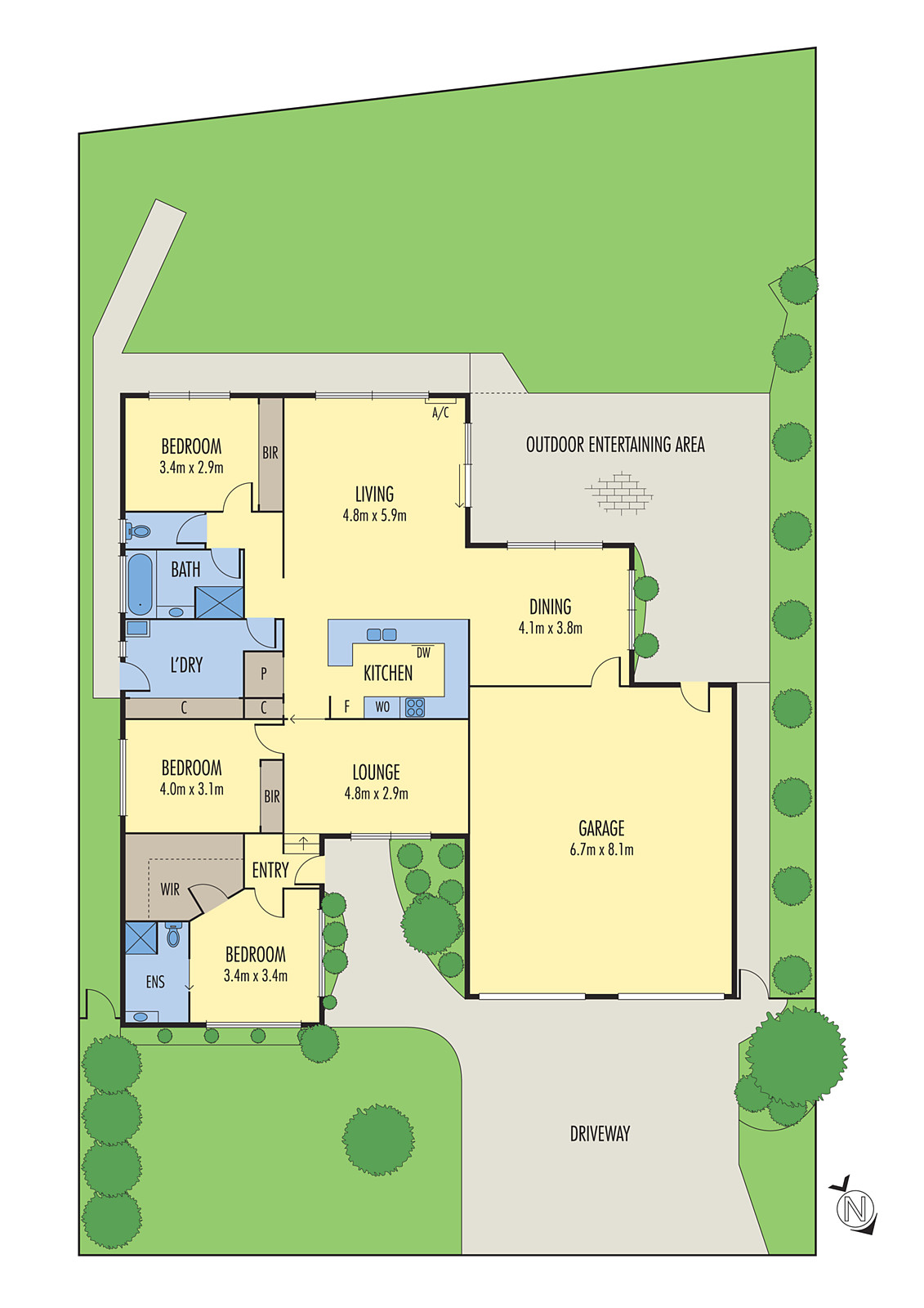 70 Mulquiney Crescent, Highton VIC 3216 - Floorplan