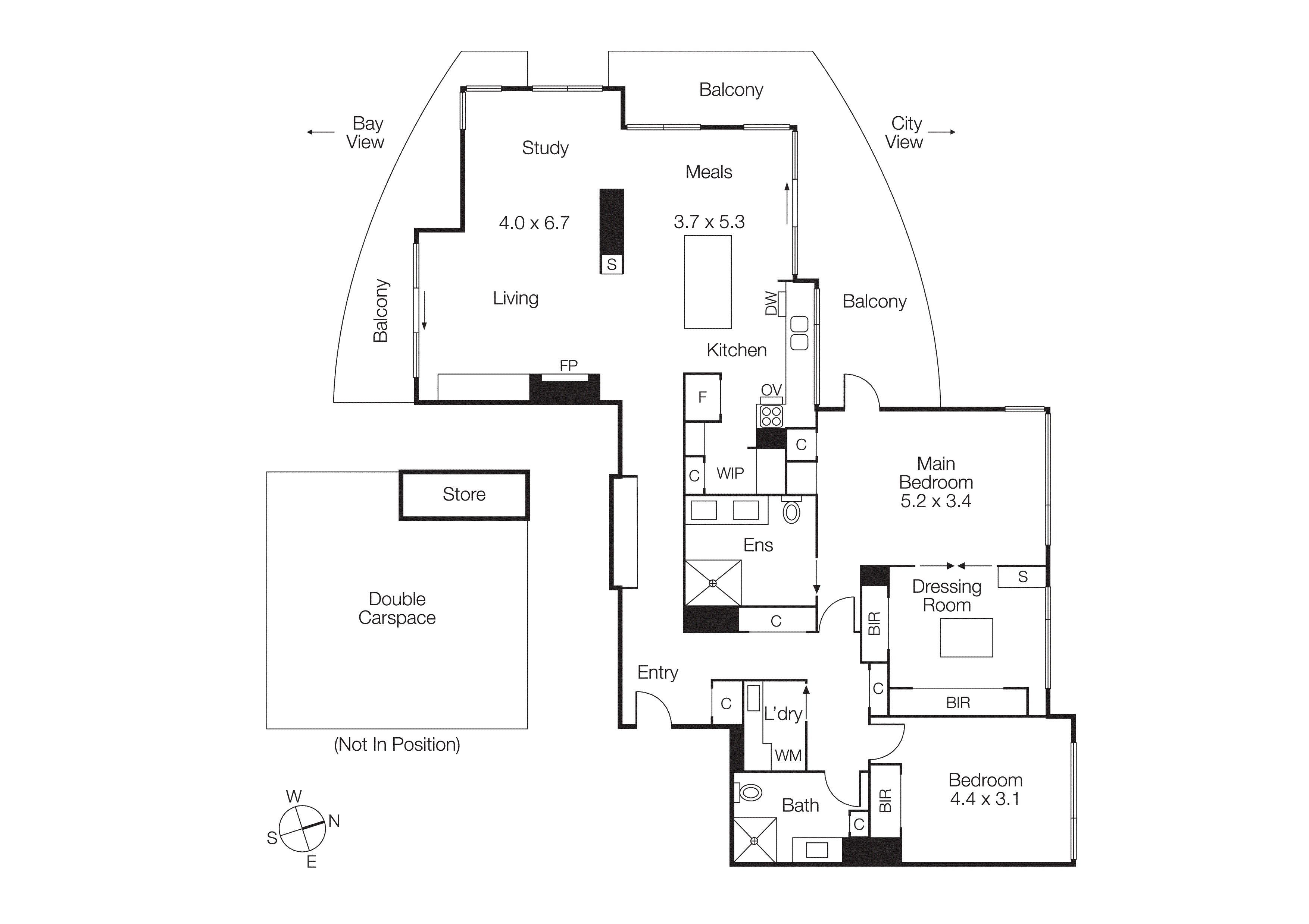 701/127 Beach Street, Port Melbourne VIC 3207 - Floorplan