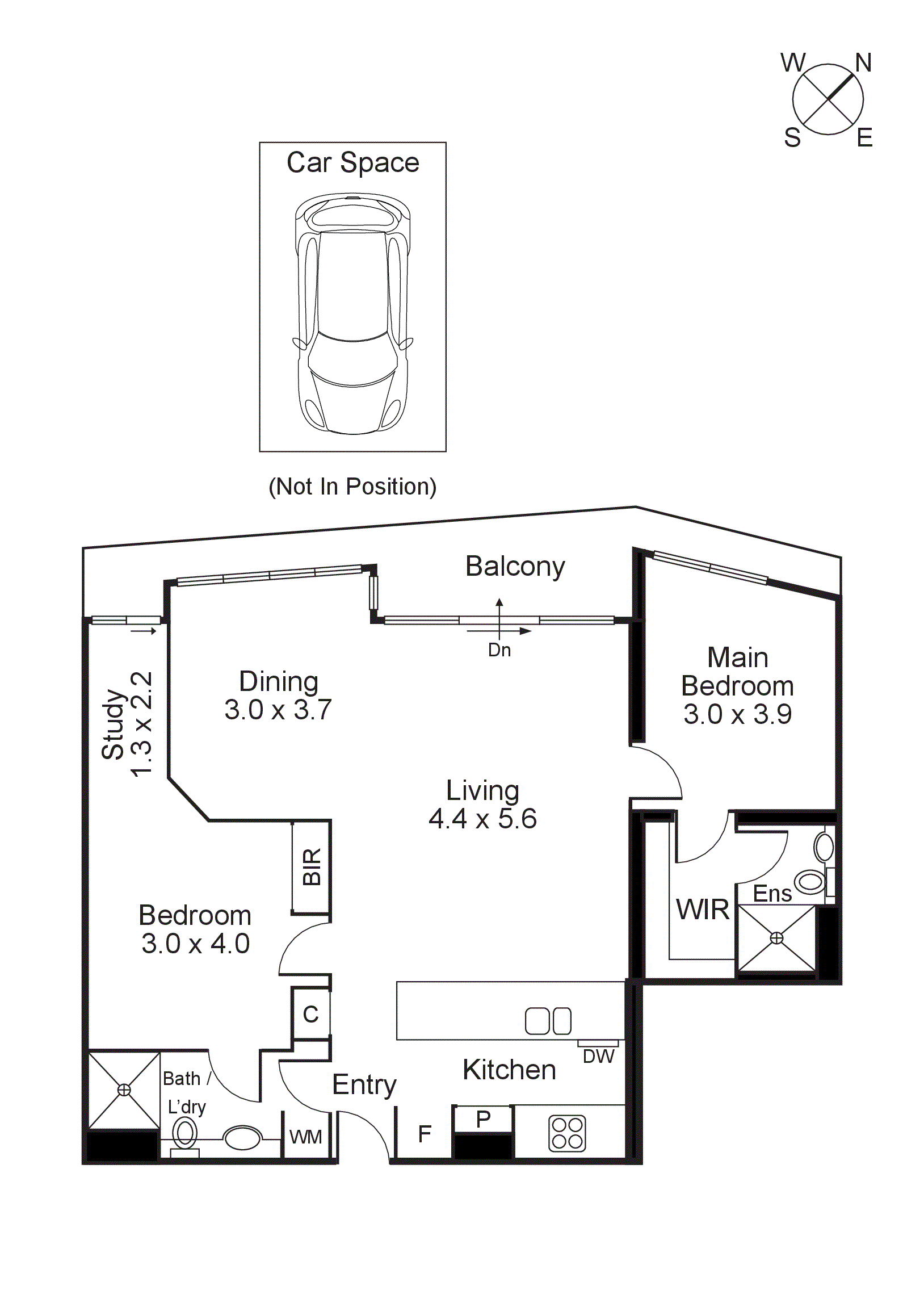 701/8 Waterview Walk, Docklands VIC 3008 - Floorplan