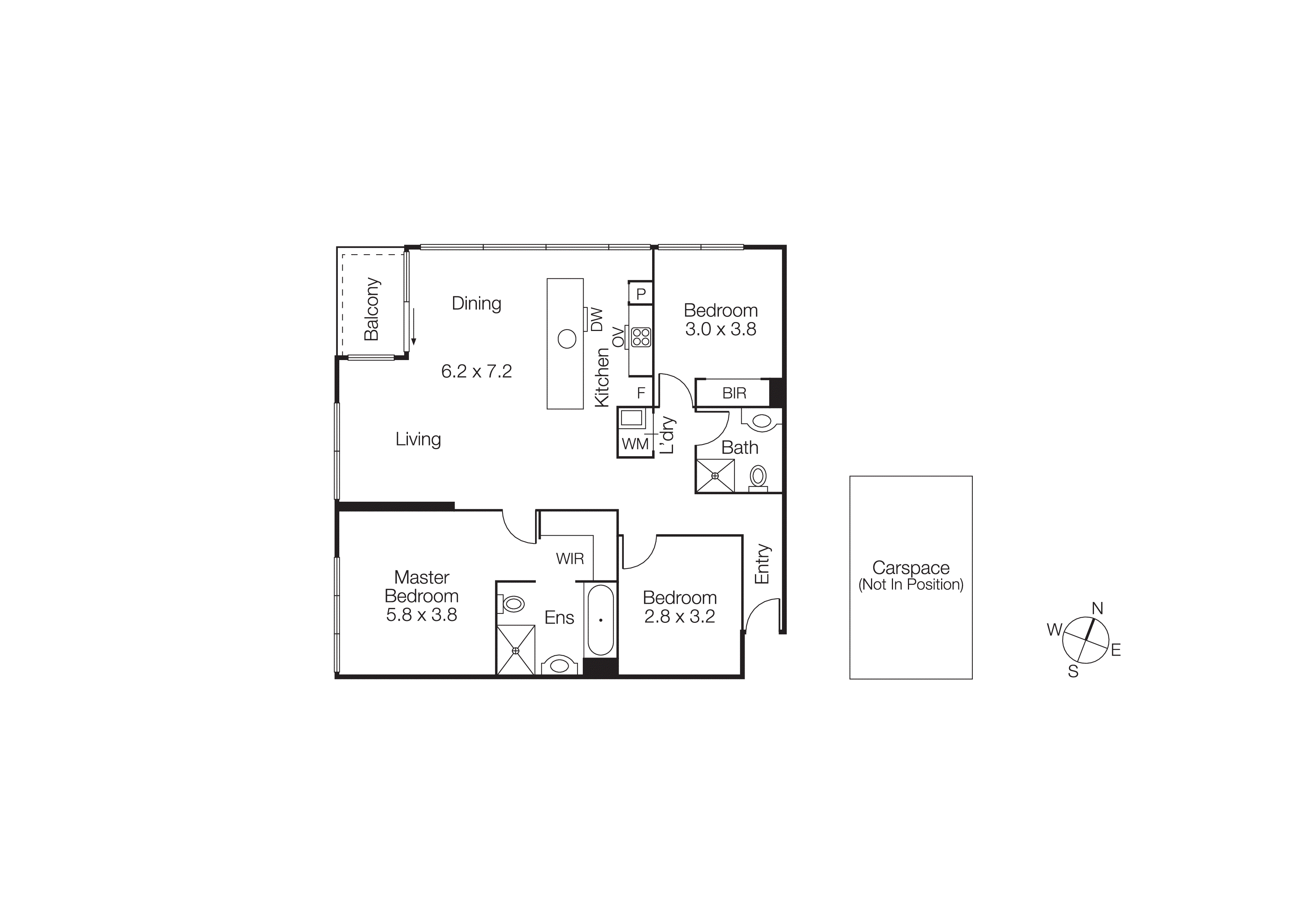 701/82 Queens Road, Melbourne VIC 3004 - Floorplan