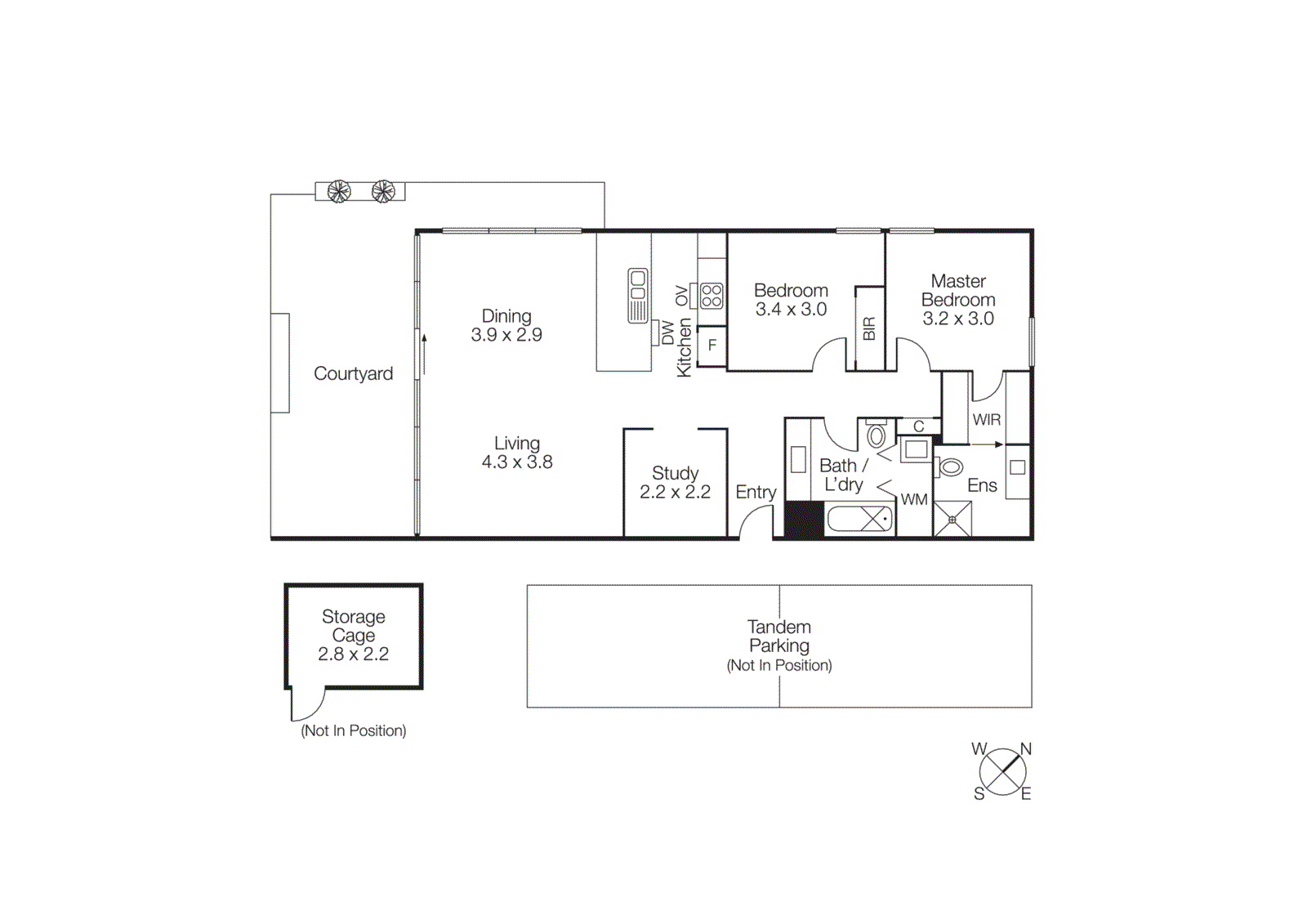 701E/126 Rouse Street, Port Melbourne VIC 3207 - Floorplan