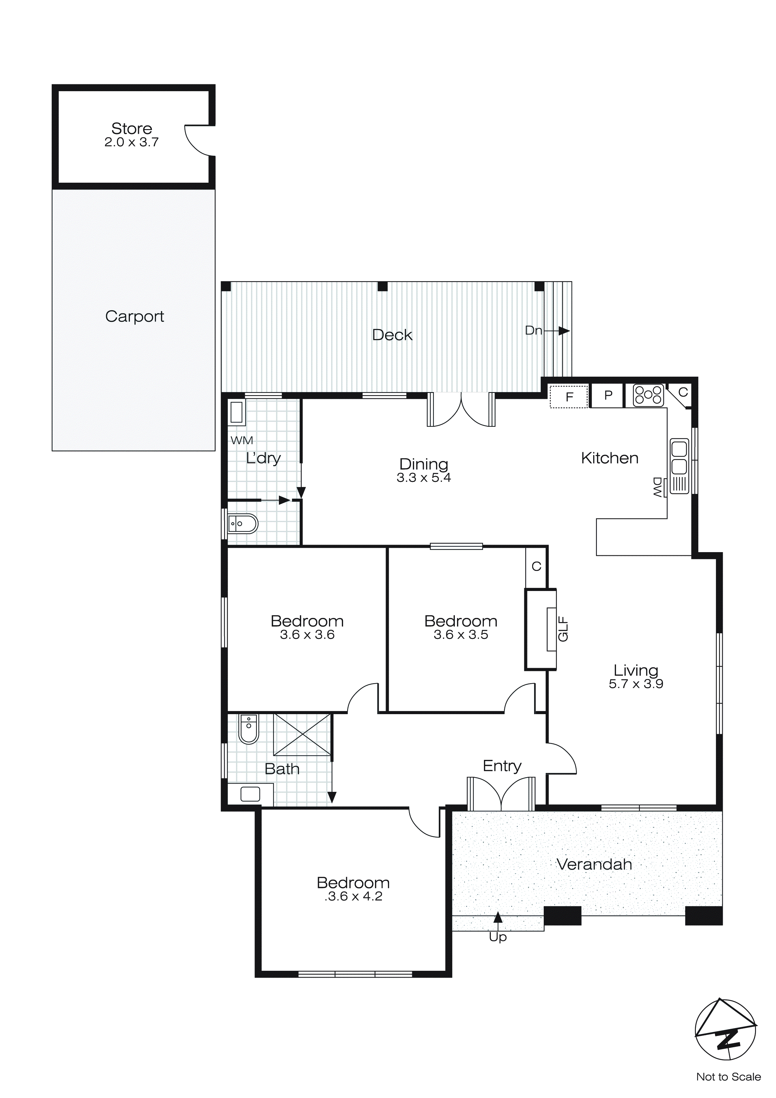 702 Gregory Street, Soldiers Hill VIC 3350 - Floorplan