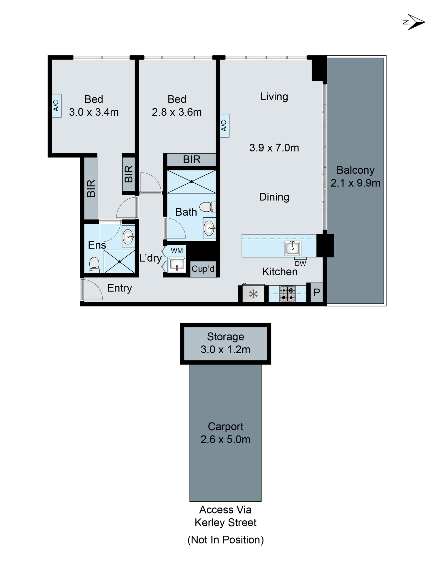 702/18 Cavendish Street, Geelong VIC 3220 - Floorplan