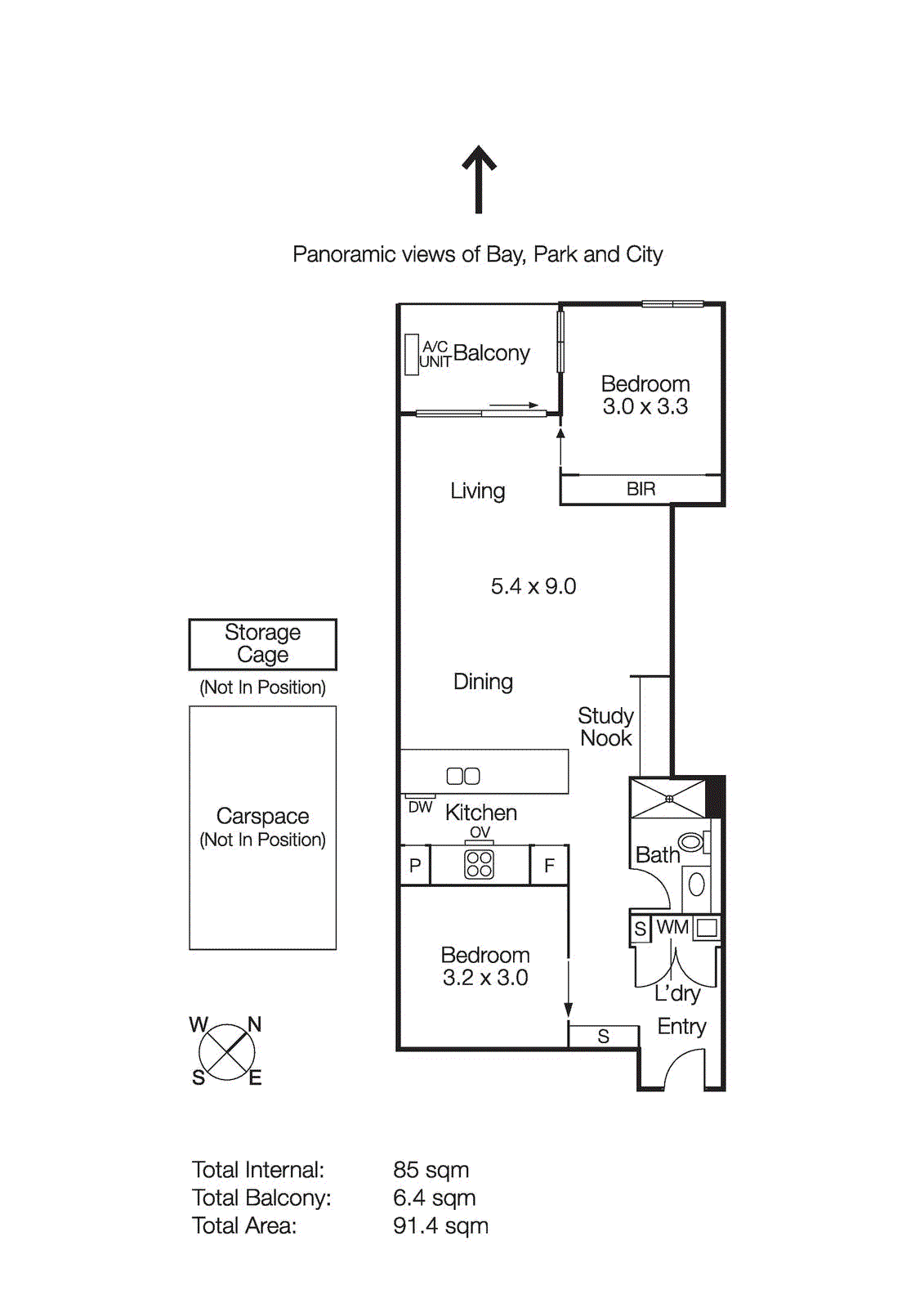 702/181 Fitzroy Street, St Kilda VIC 3182 - Floorplan