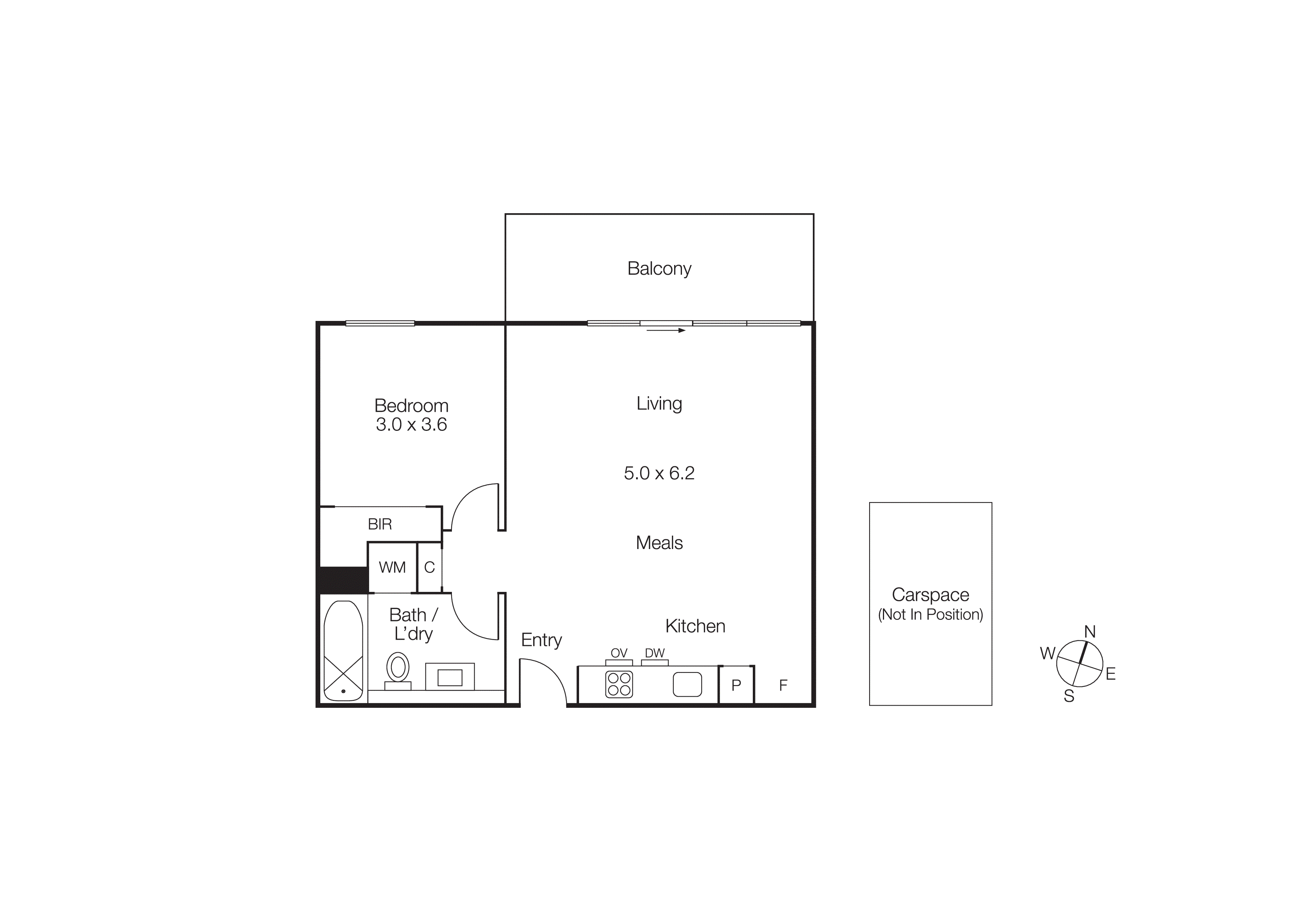 702/55 Queens Road, Melbourne VIC 3004 - Floorplan