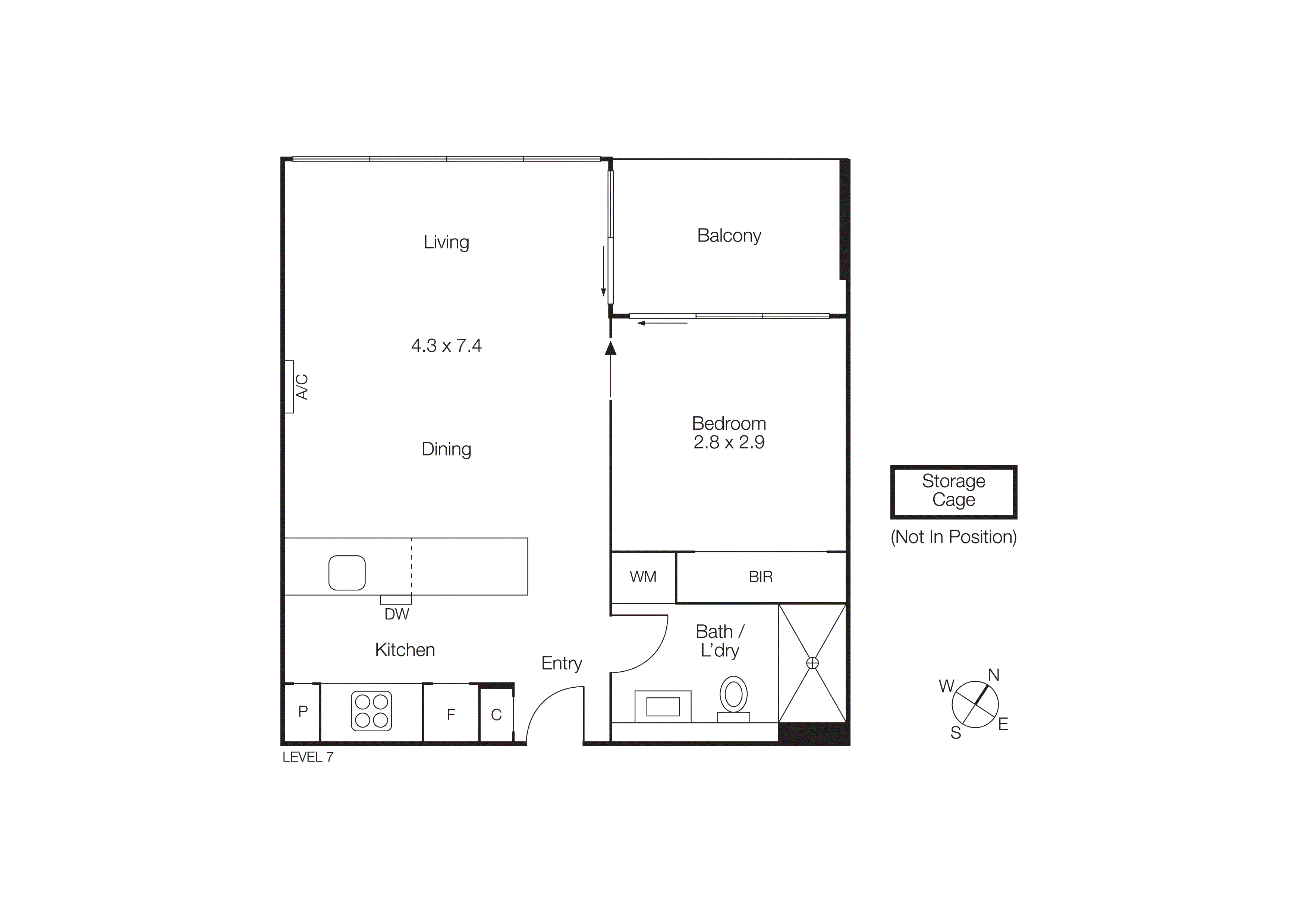 703/89 Gladstone Street, South Melbourne VIC 3205 - Floorplan