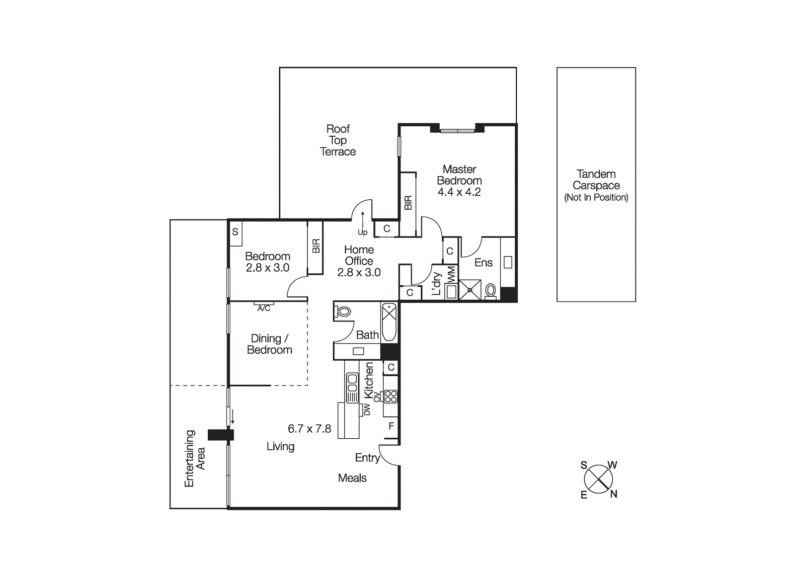 703E/126 Rouse Street, Port Melbourne VIC 3207 - Floorplan