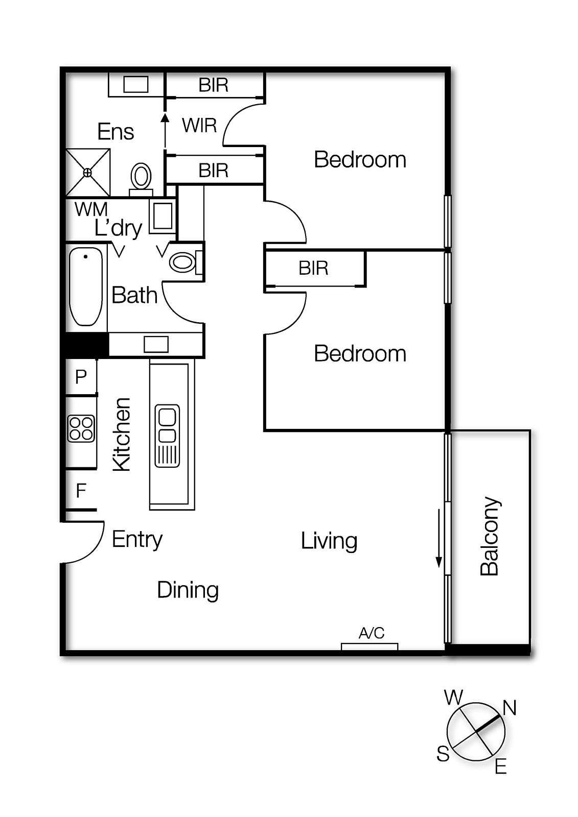 703G/93 Dow Street, Port Melbourne VIC 3207 - Floorplan