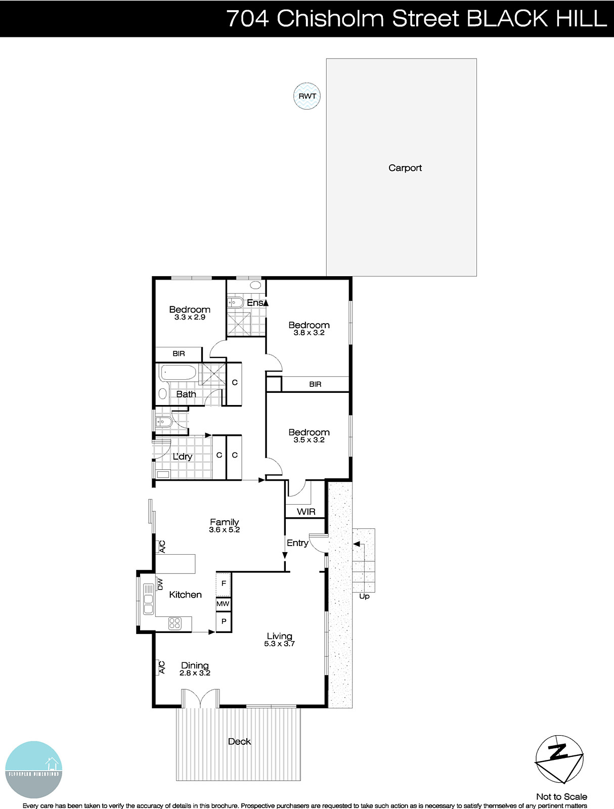 704 Chisholm Street, Black Hill VIC 3350 - Floorplan