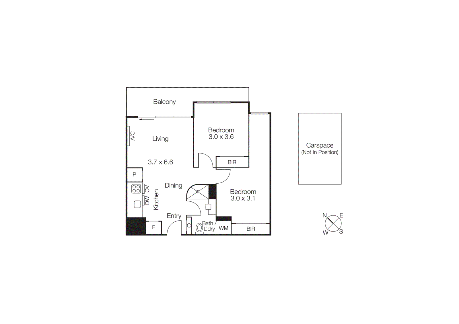 704/101 Bay Street, Port Melbourne VIC 3207 - Floorplan