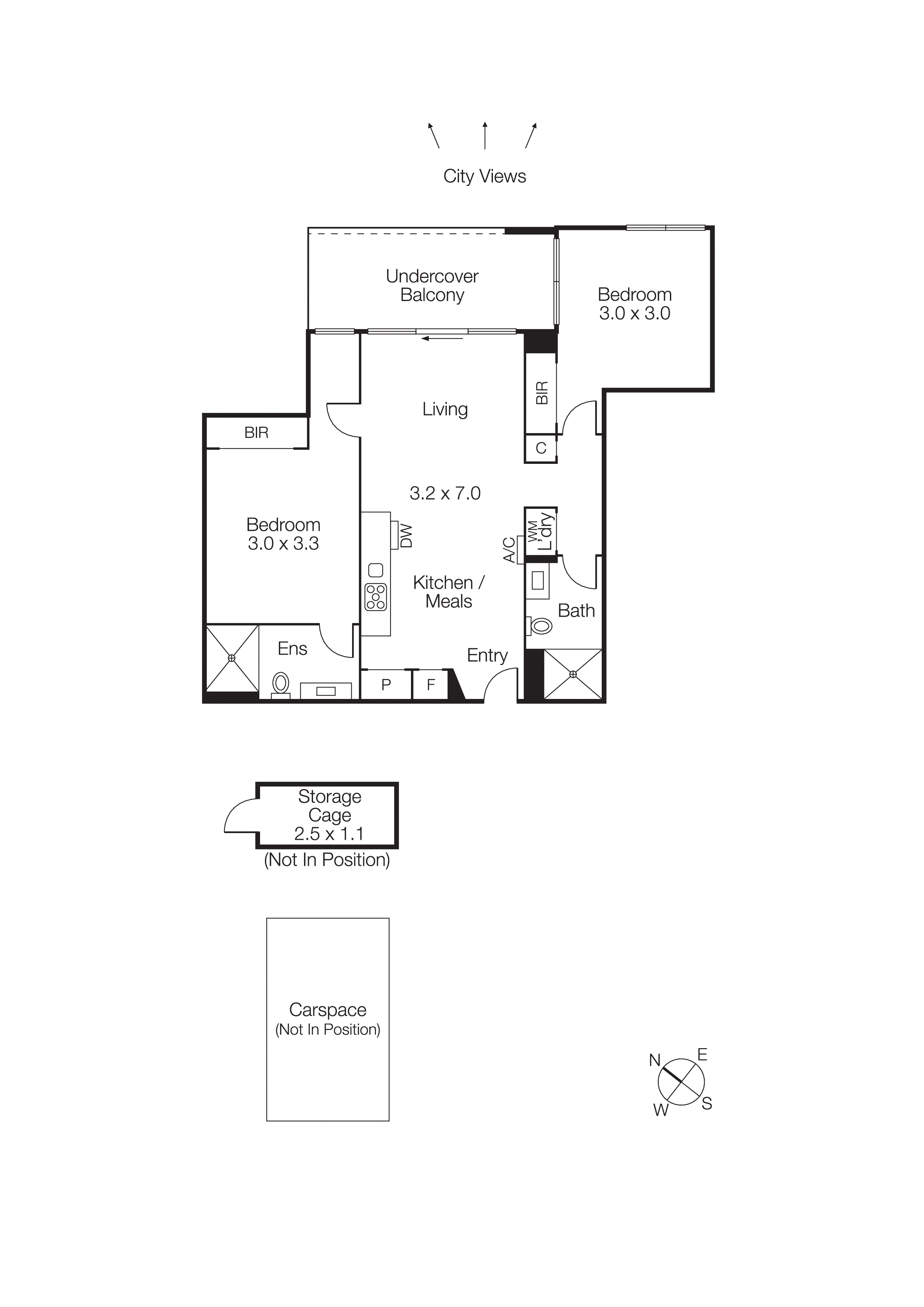 704/167 Gladstone Street, South Melbourne VIC 3205 - Floorplan