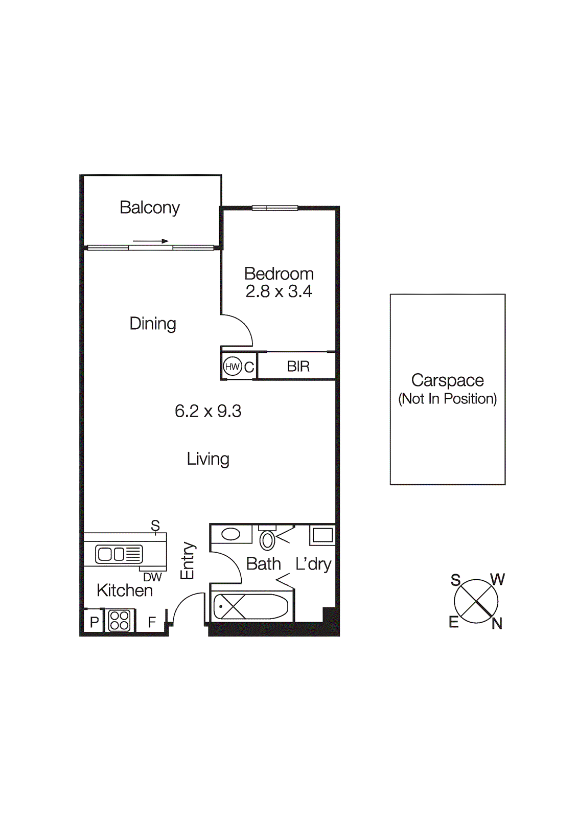 704/57 Bay Street, Port Melbourne VIC 3207 - Floorplan