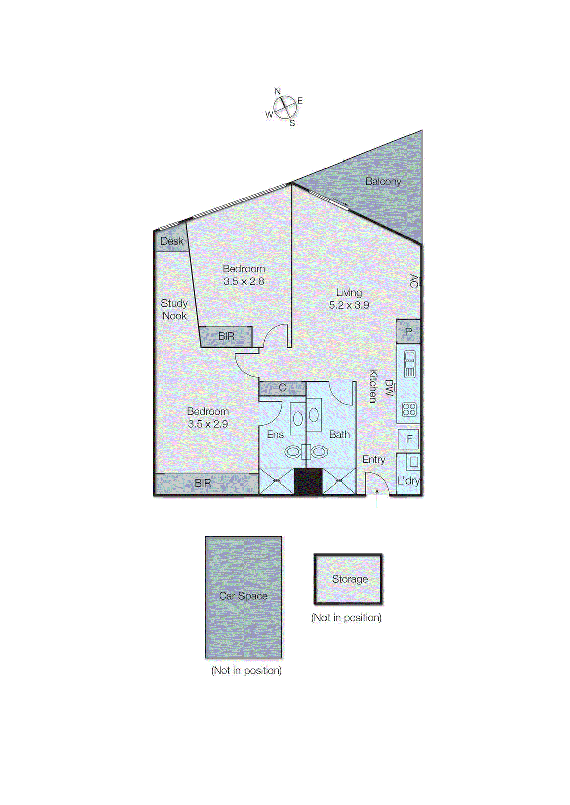 704/7 Balcombe Road, Mentone VIC 3194 - Floorplan