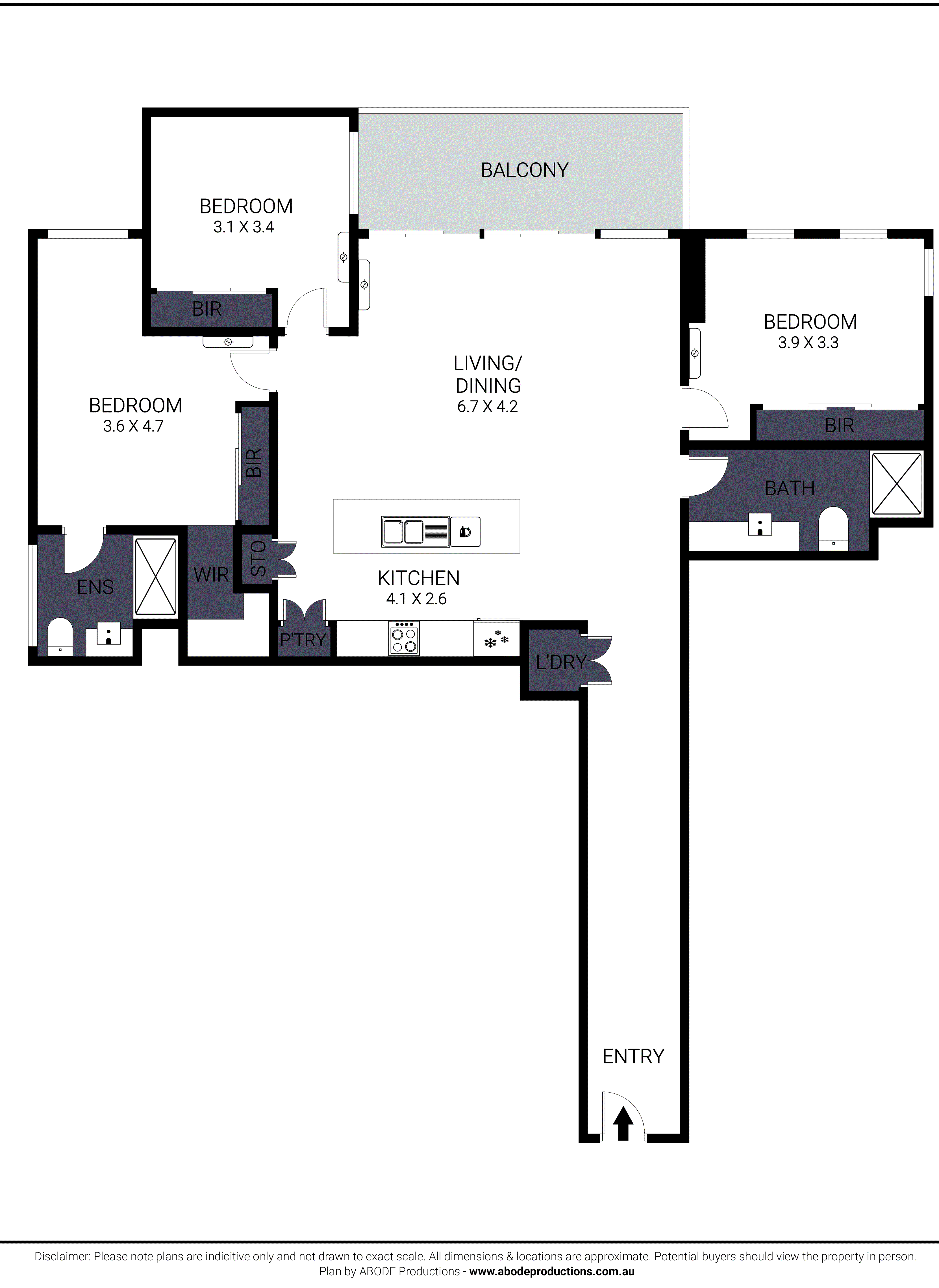 704/8 Gheringhap Street, Geelong VIC 3220 - Floorplan