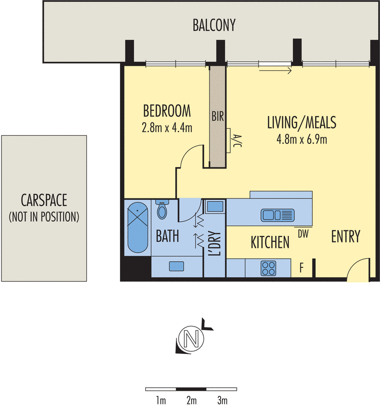 704E/126 Rouse Street, Port Melbourne VIC 3207 - Floorplan