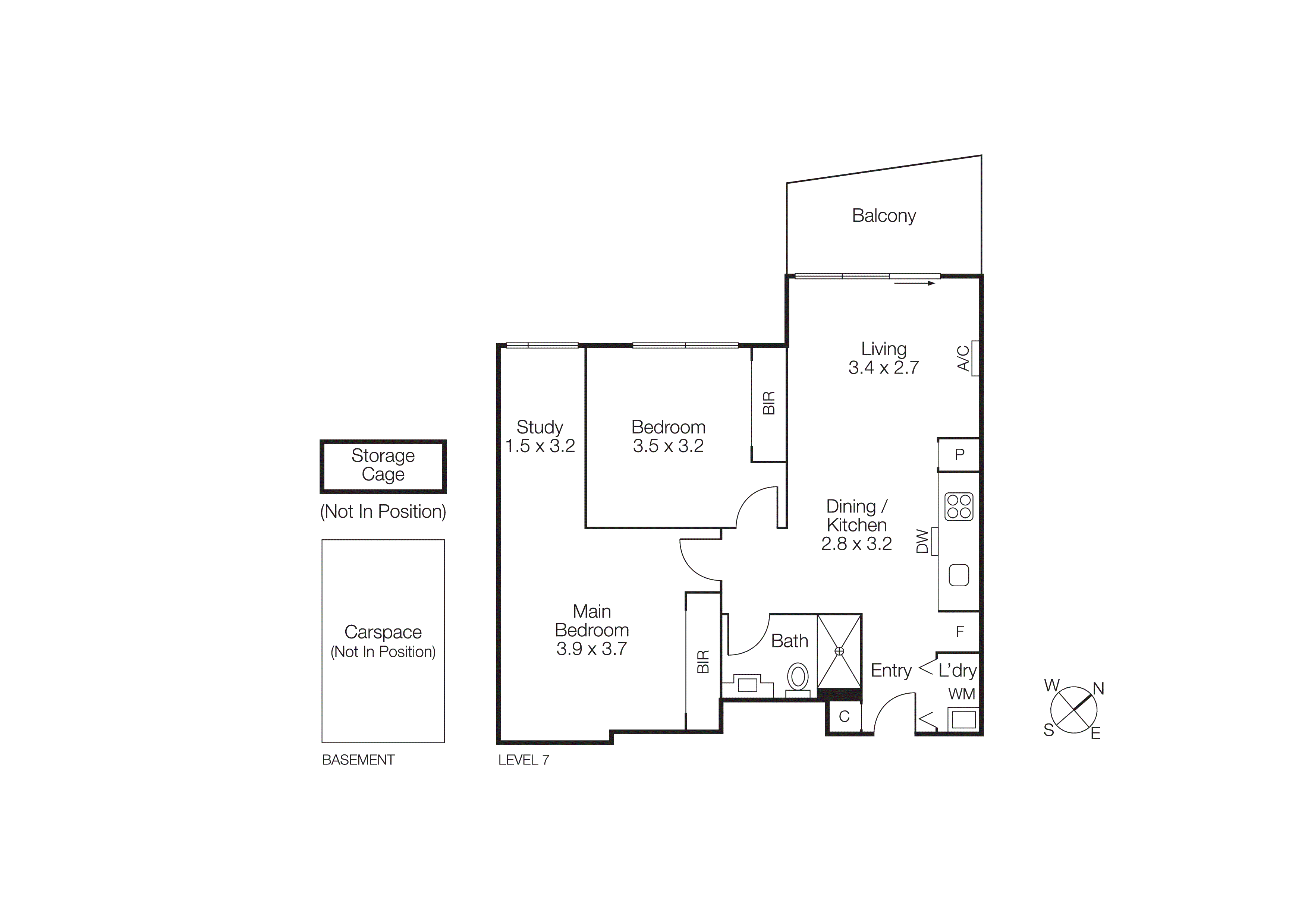 705/101 Bay Street, Port Melbourne VIC 3207 - Floorplan