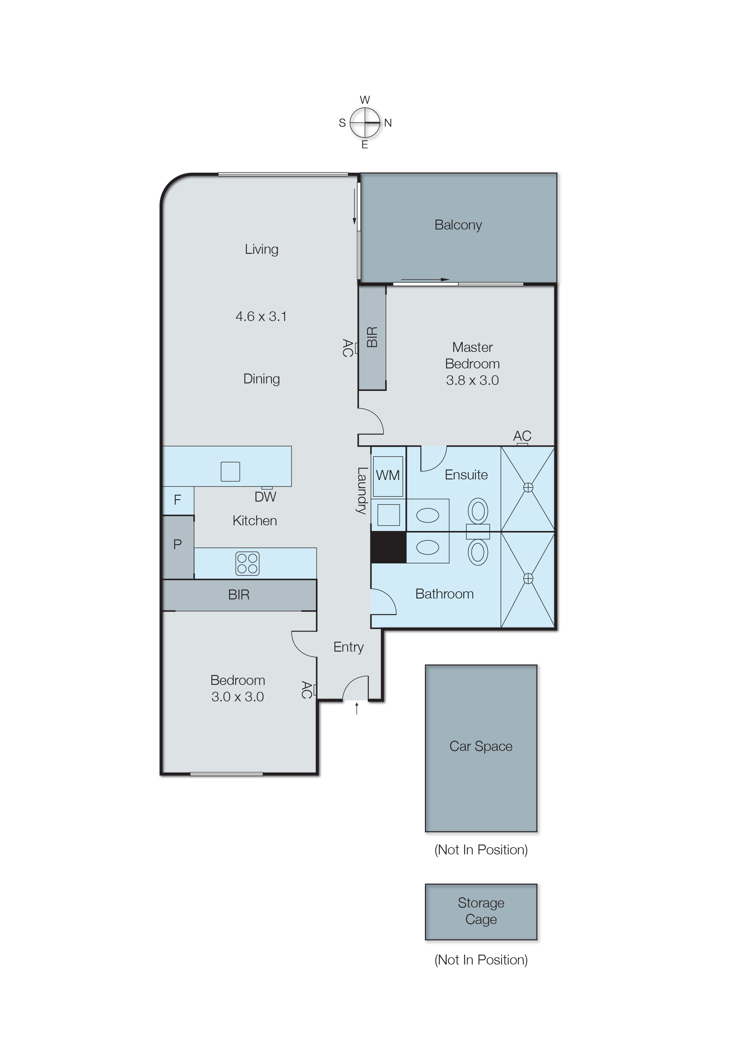 706/17 Taylor Street, MOORABBIN VIC 3189 - Floorplan
