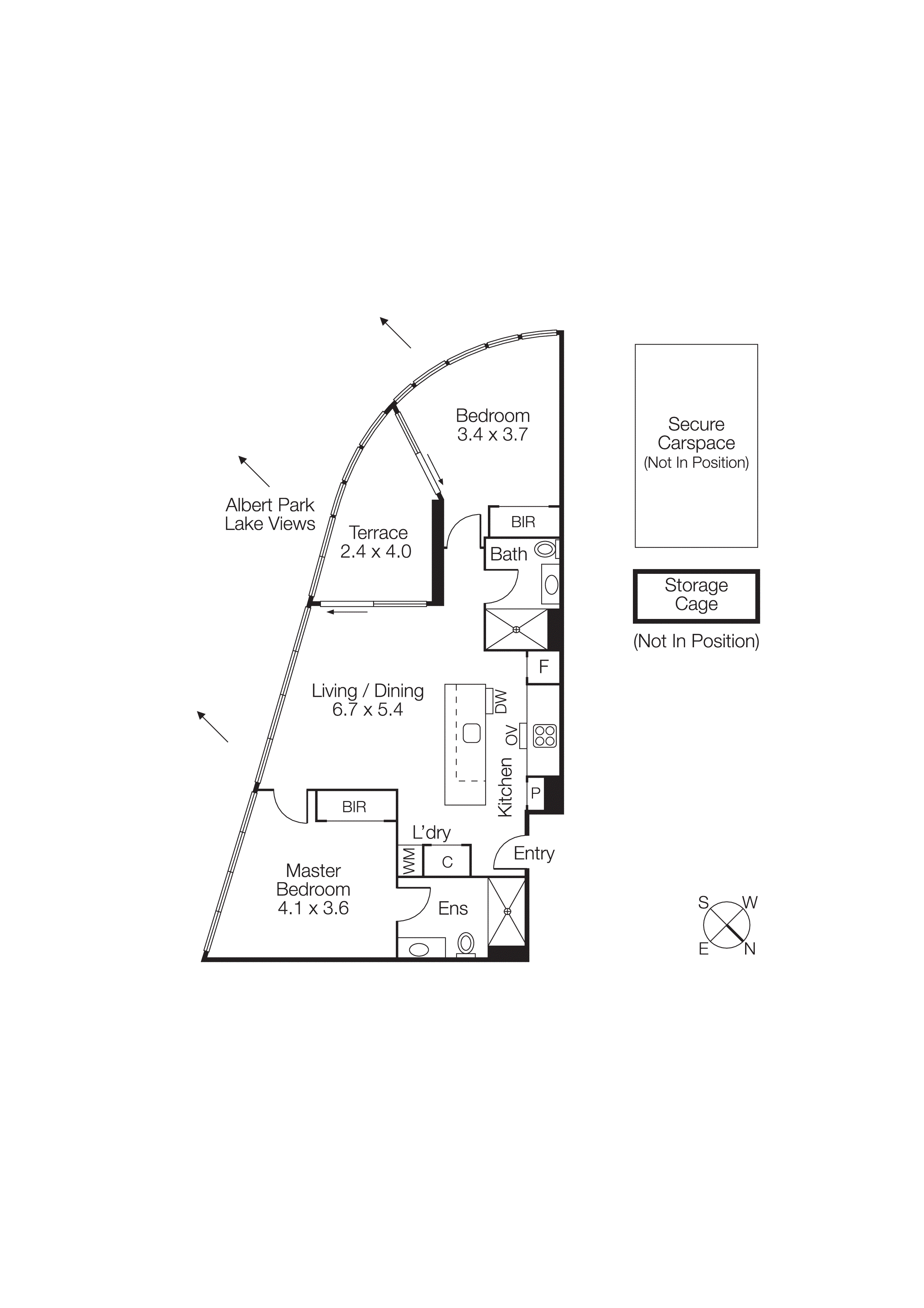706/8 Bowen Crescent, Melbourne VIC 3004 - Floorplan