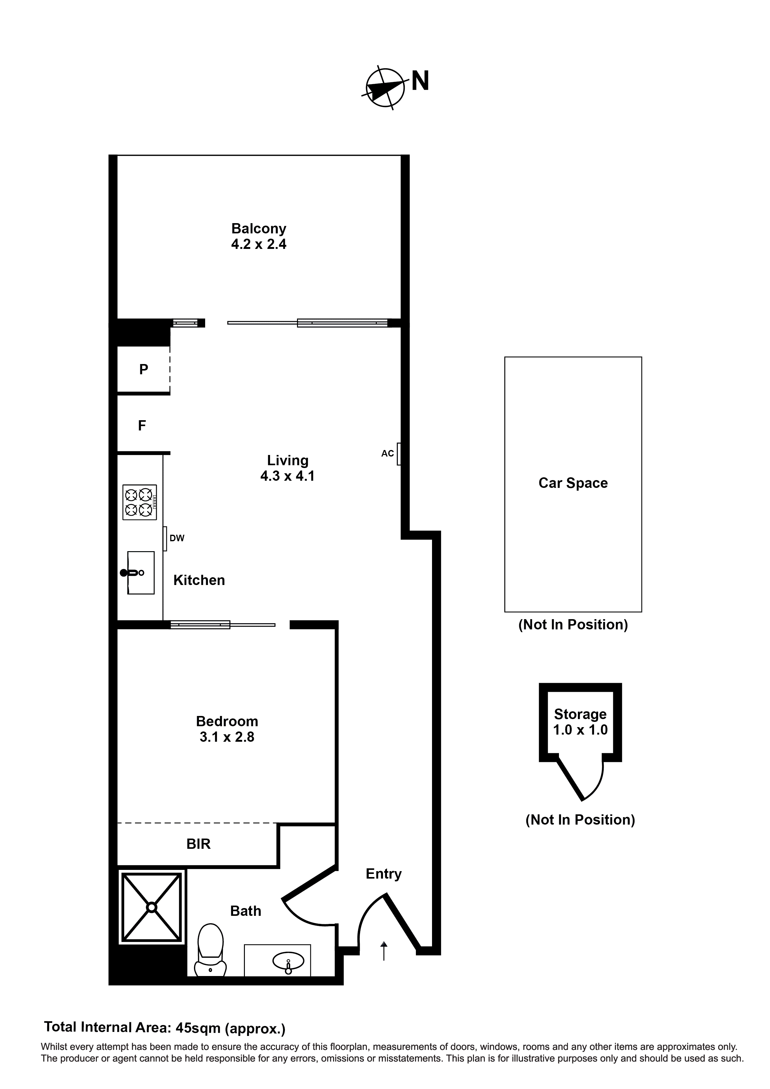 706/90 Buckley Street, Footscray VIC 3011 - Floorplan