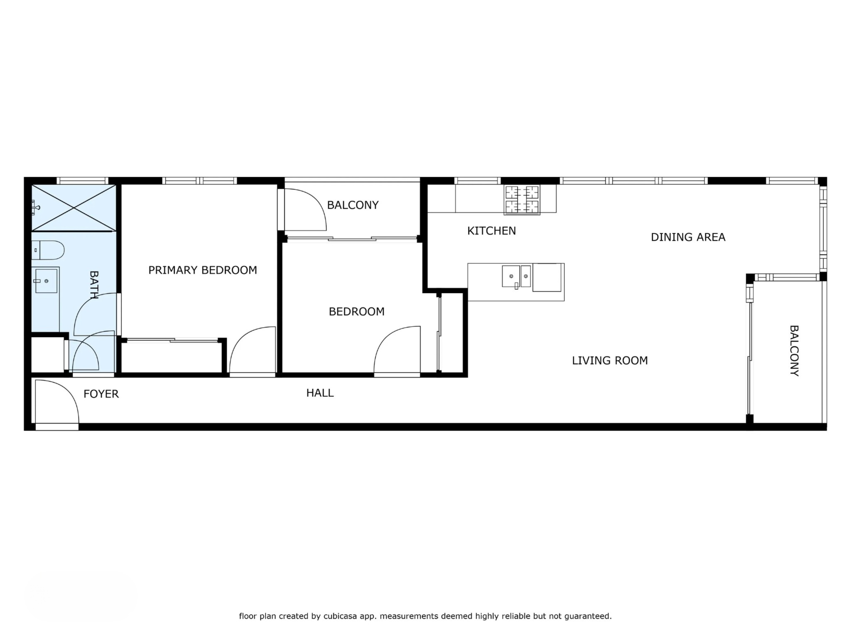 707/83 Queens Road, Melbourne VIC 3004 - Floorplan