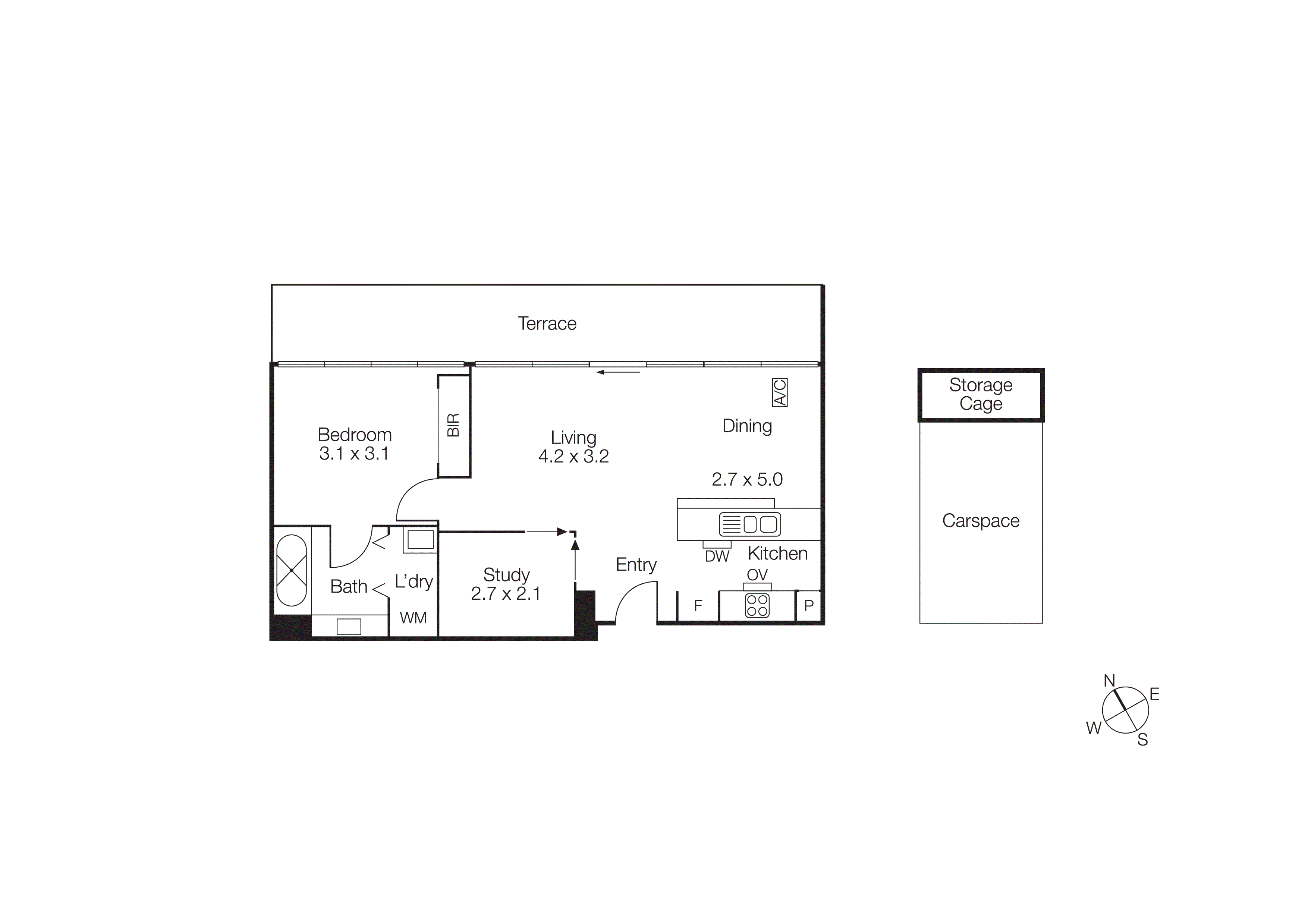 707E/126 Rouse Street, Port Melbourne VIC 3207 - Floorplan