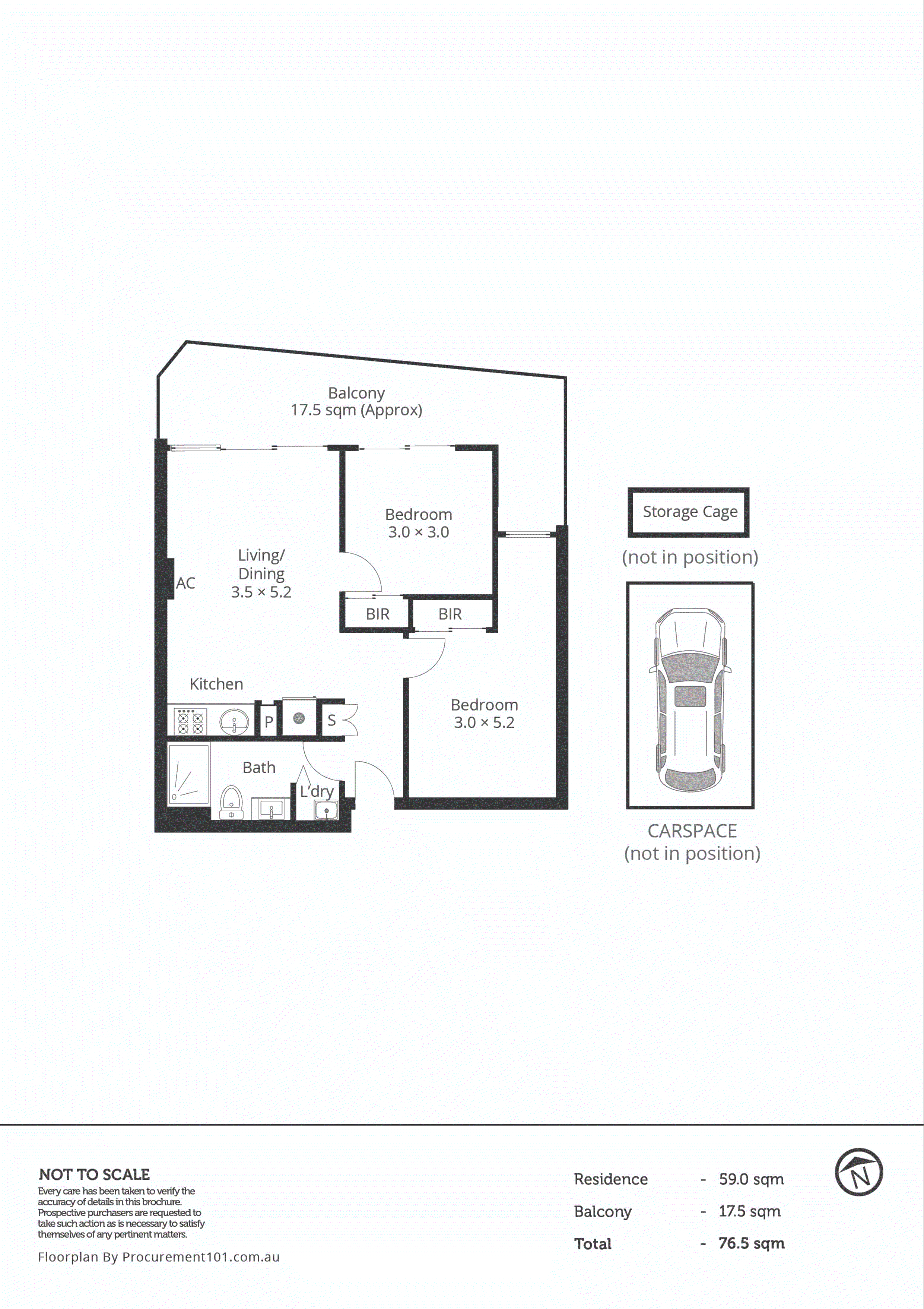 709/1228 Nepean Highway, Cheltenham VIC 3192 - Floorplan