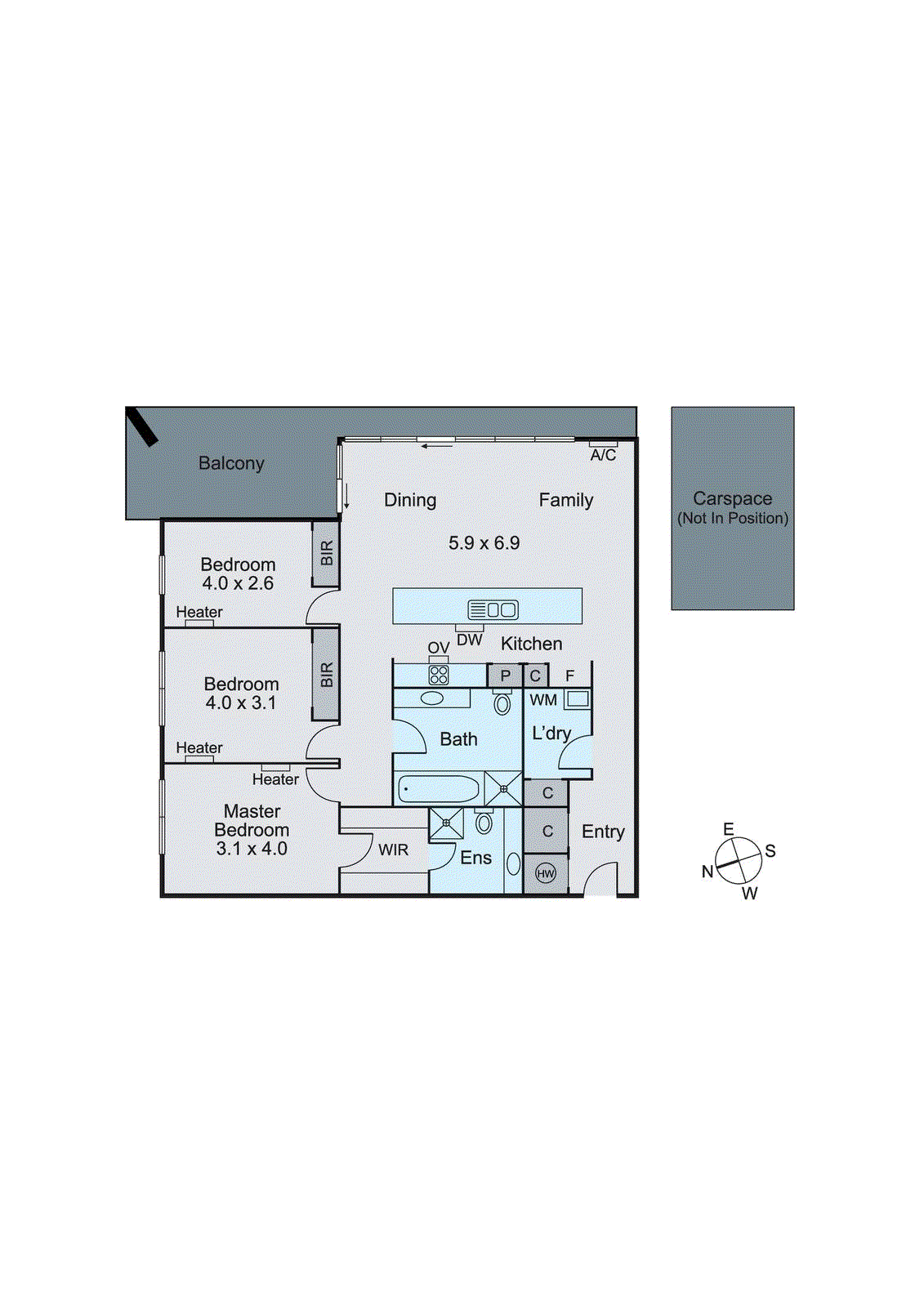 7/1 Conservatory Drive, Burwood VIC 3125 - Floorplan