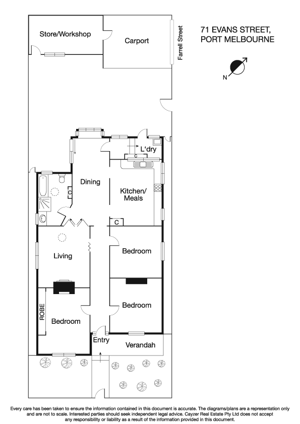 71 Evans Street, PORT MELBOURNE VIC 3207 - Floorplan