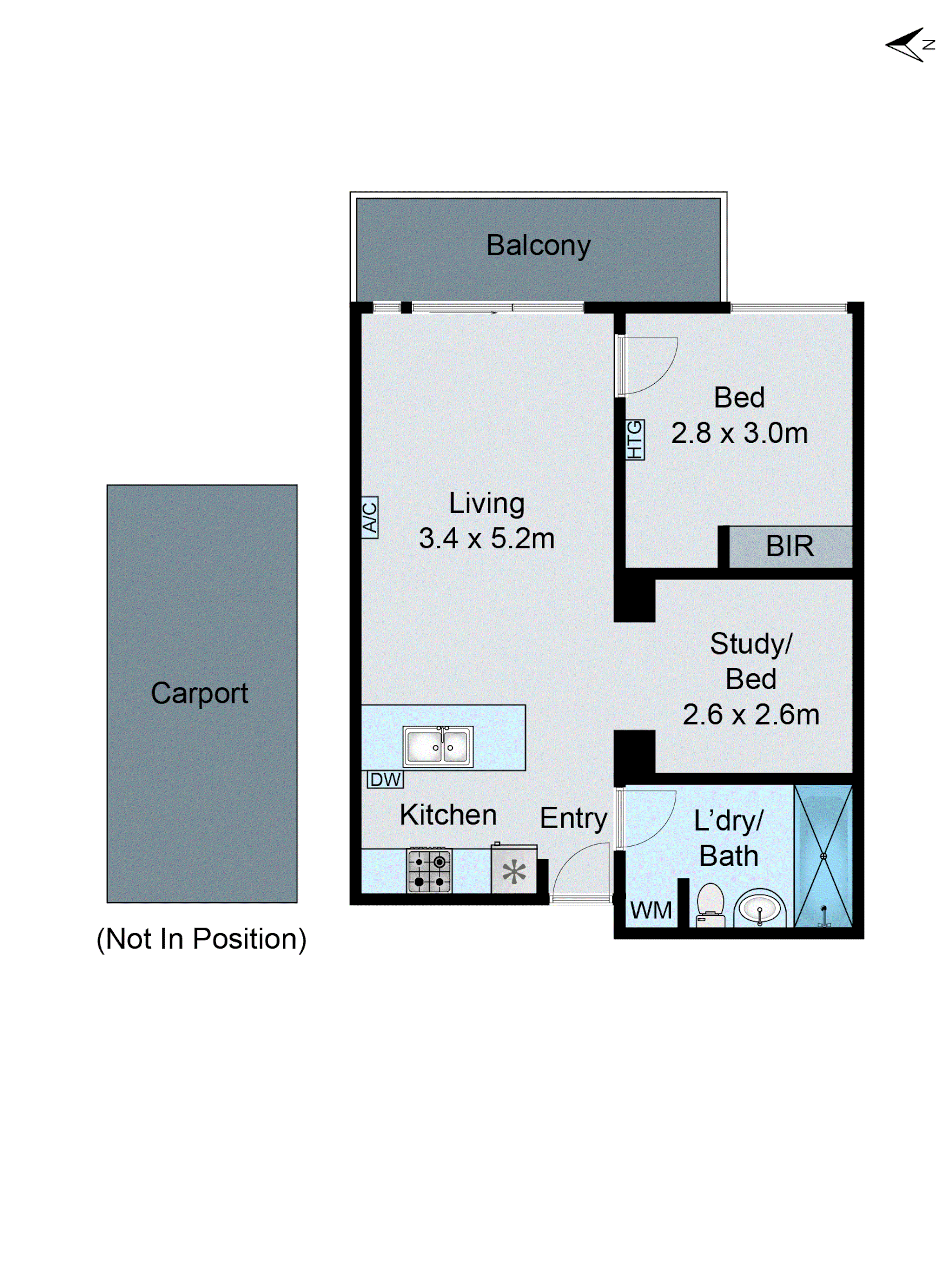 7/1 Greenfield Drive, Clayton VIC 3168 - Floorplan