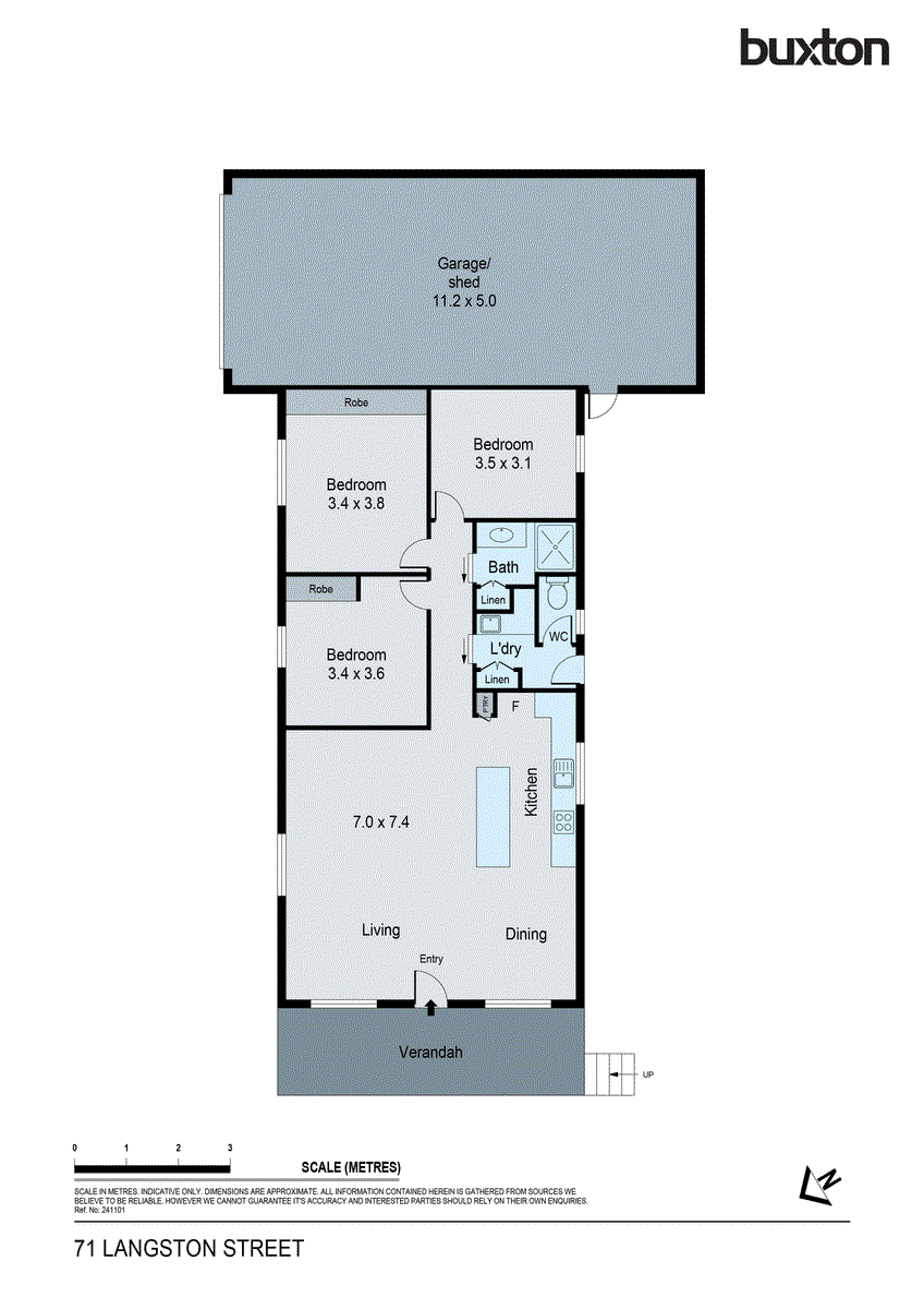 71 Langston Street, Bendigo VIC 3550 - Floorplan