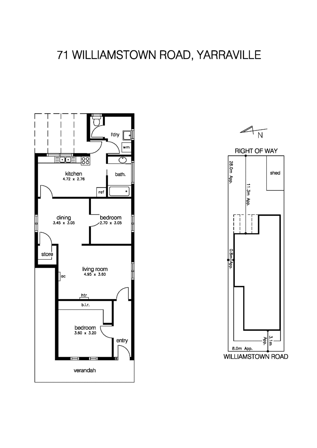 71 Williamstown Road, SEDDON VIC 3011 - Floorplan