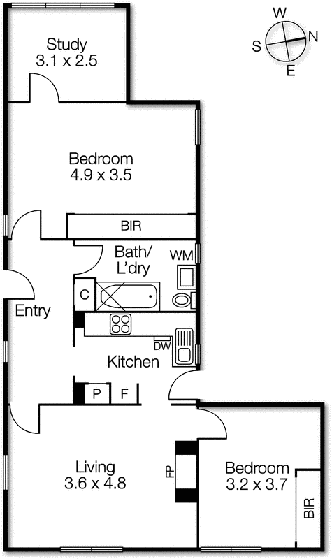 7/101 Barkly Street, St Kilda VIC 3182 - Floorplan