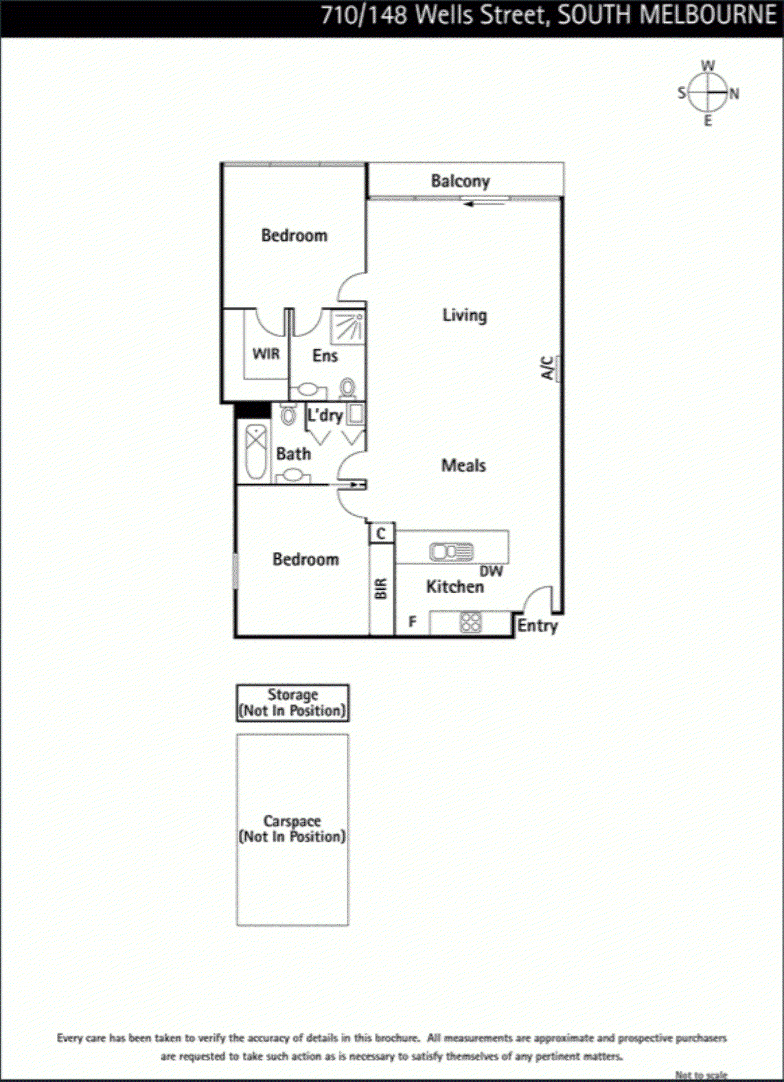 710/148 Wells Street, South Melbourne VIC 3205 - Floorplan