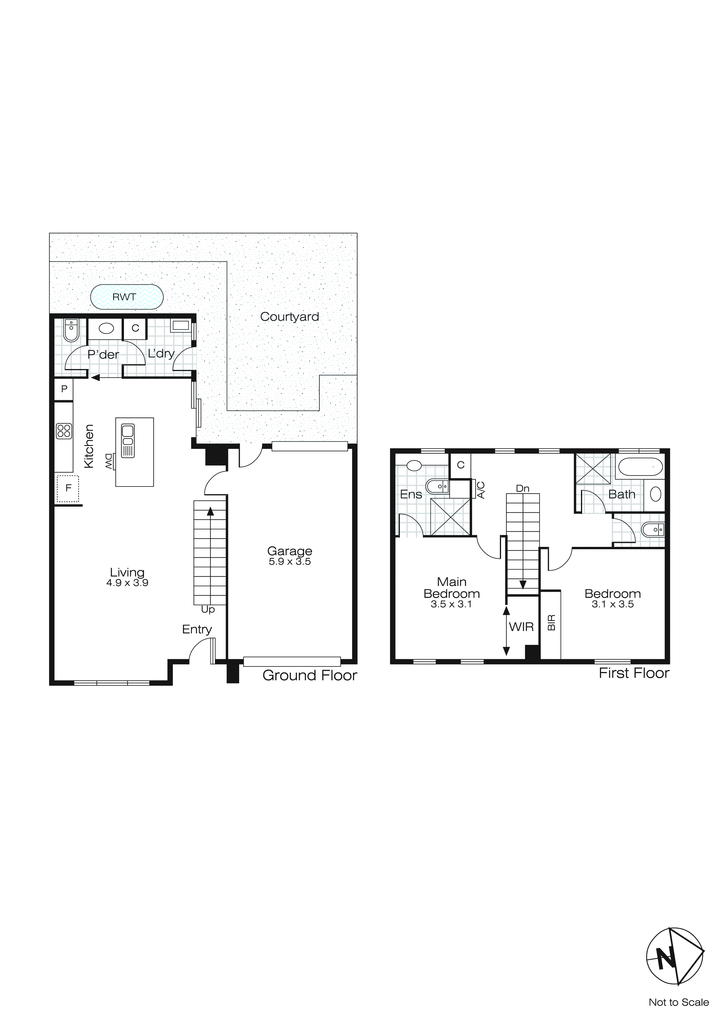 7/1015A Gregory Street, Lake Wendouree VIC 3350 - Floorplan