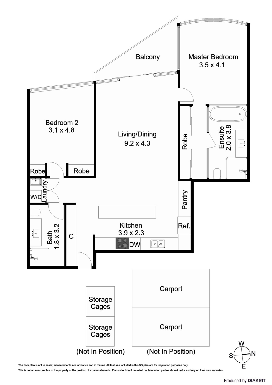 710/576 St Kilda Road, Melbourne VIC 3004 - Floorplan