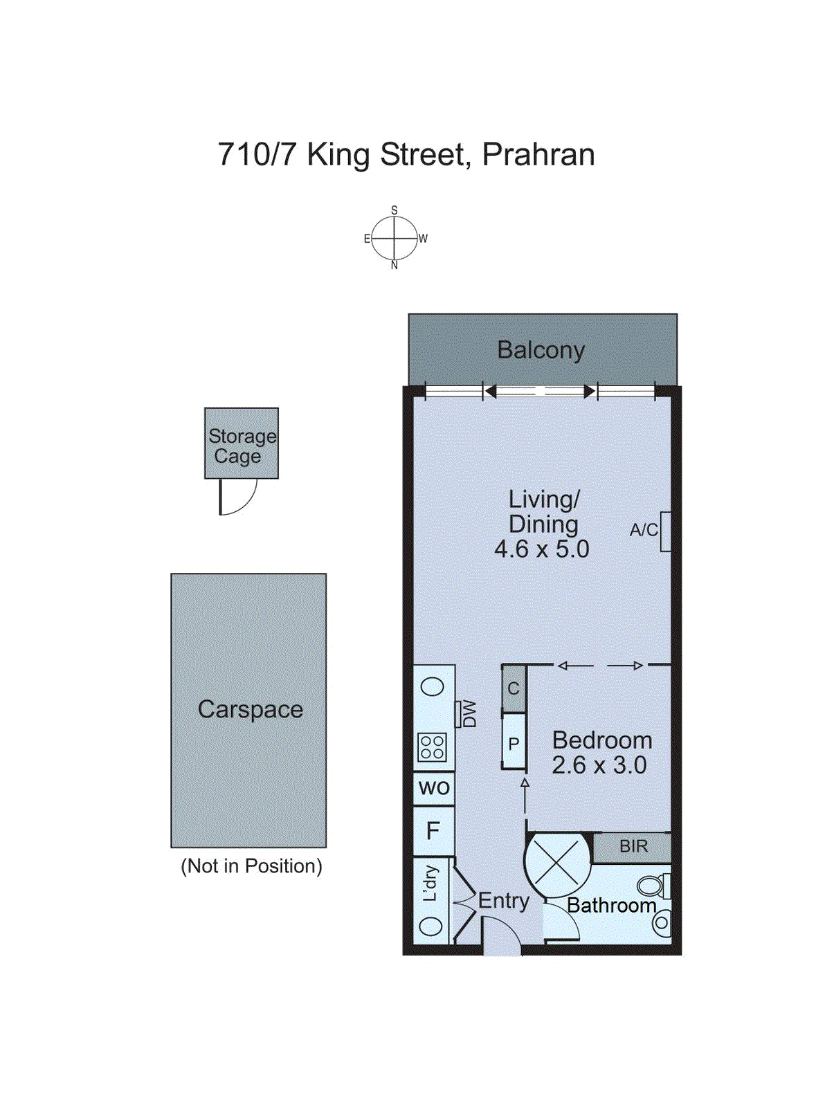 710/7 King Street, Prahran VIC 3181 - Floorplan