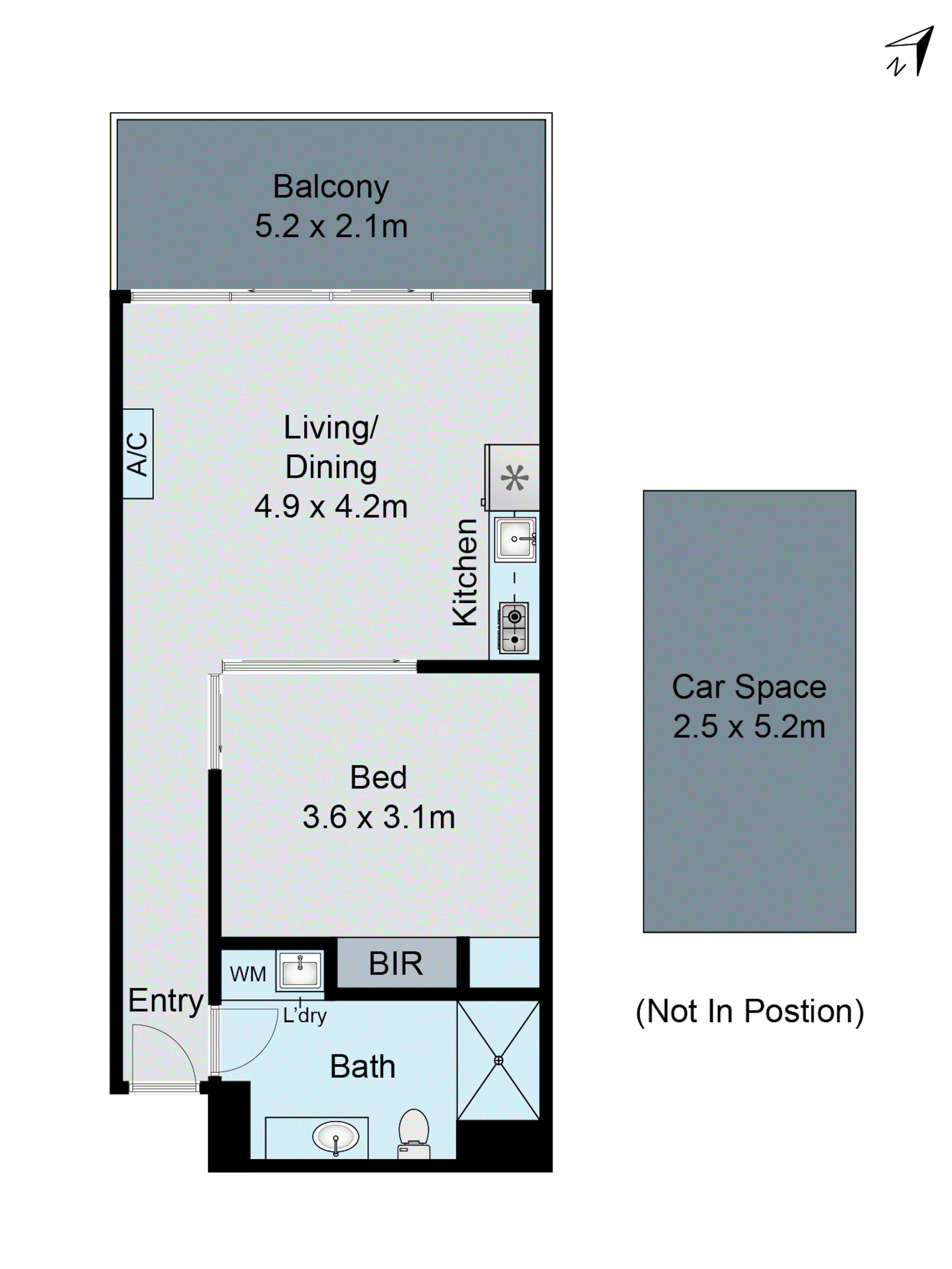 711/10 Bellerine Street, Geelong VIC 3220 - Floorplan