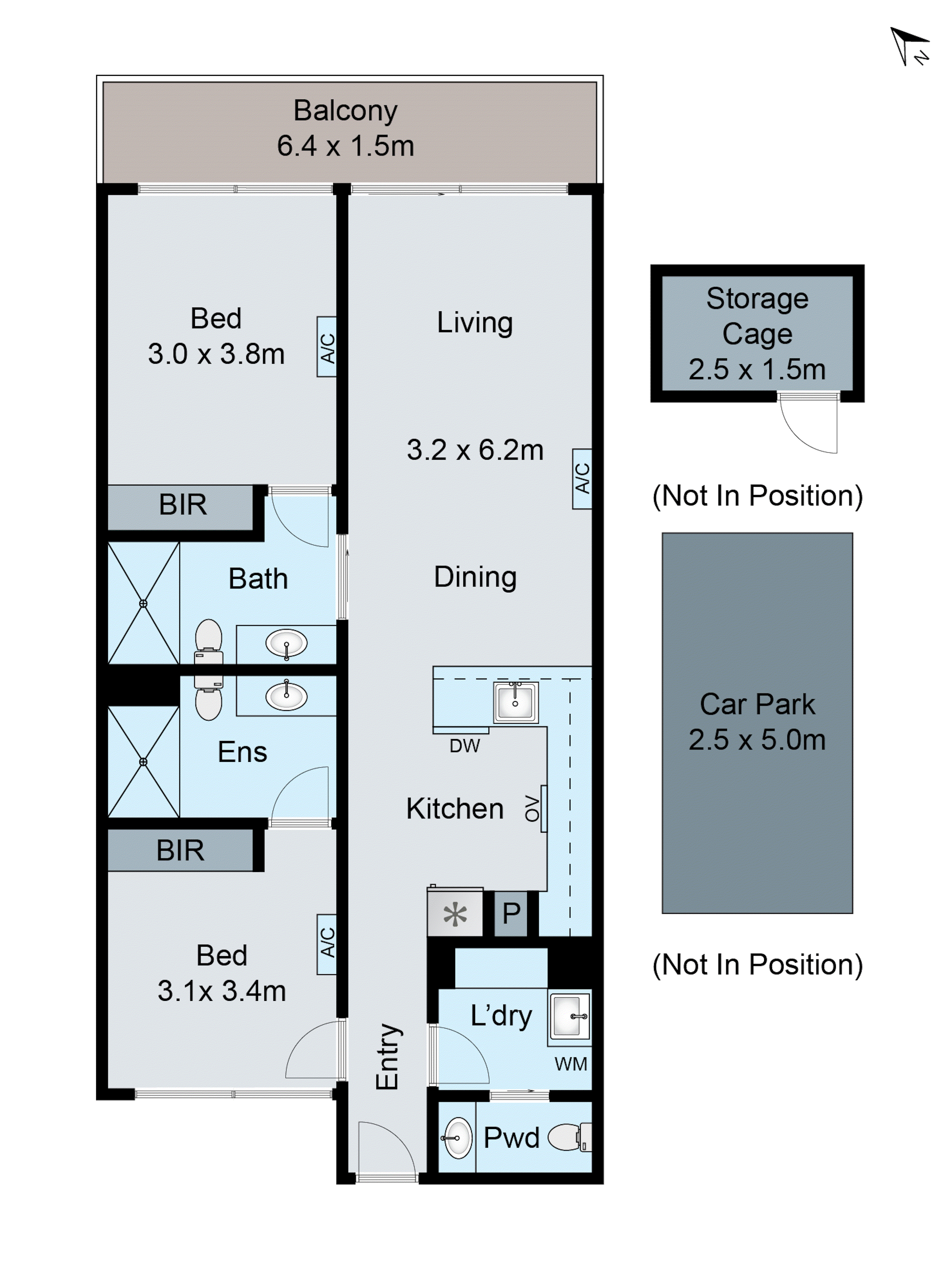 711/18 Malone Street, Geelong VIC 3220 - Floorplan