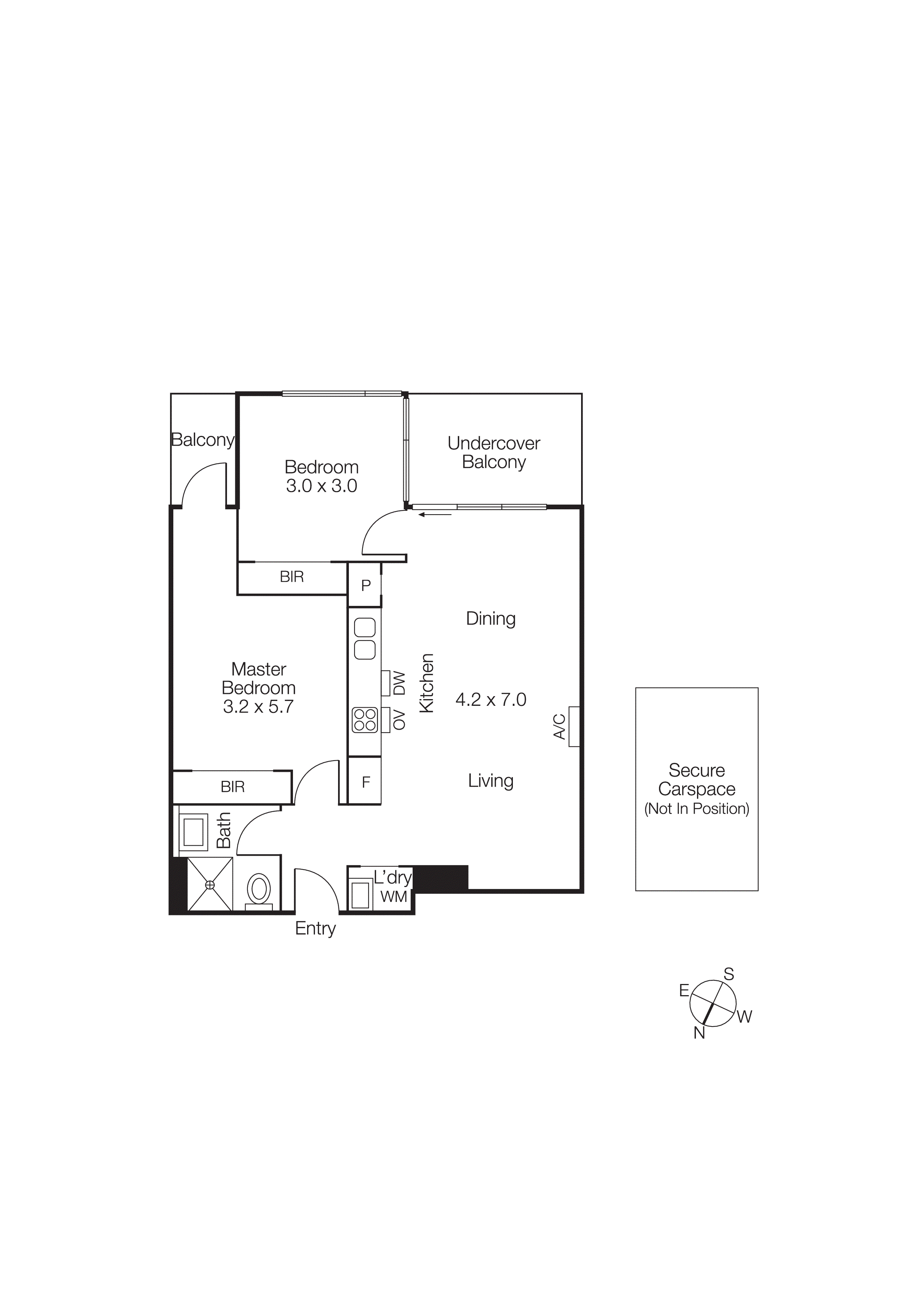712/12 Queens Road, Melbourne VIC 3004 - Floorplan