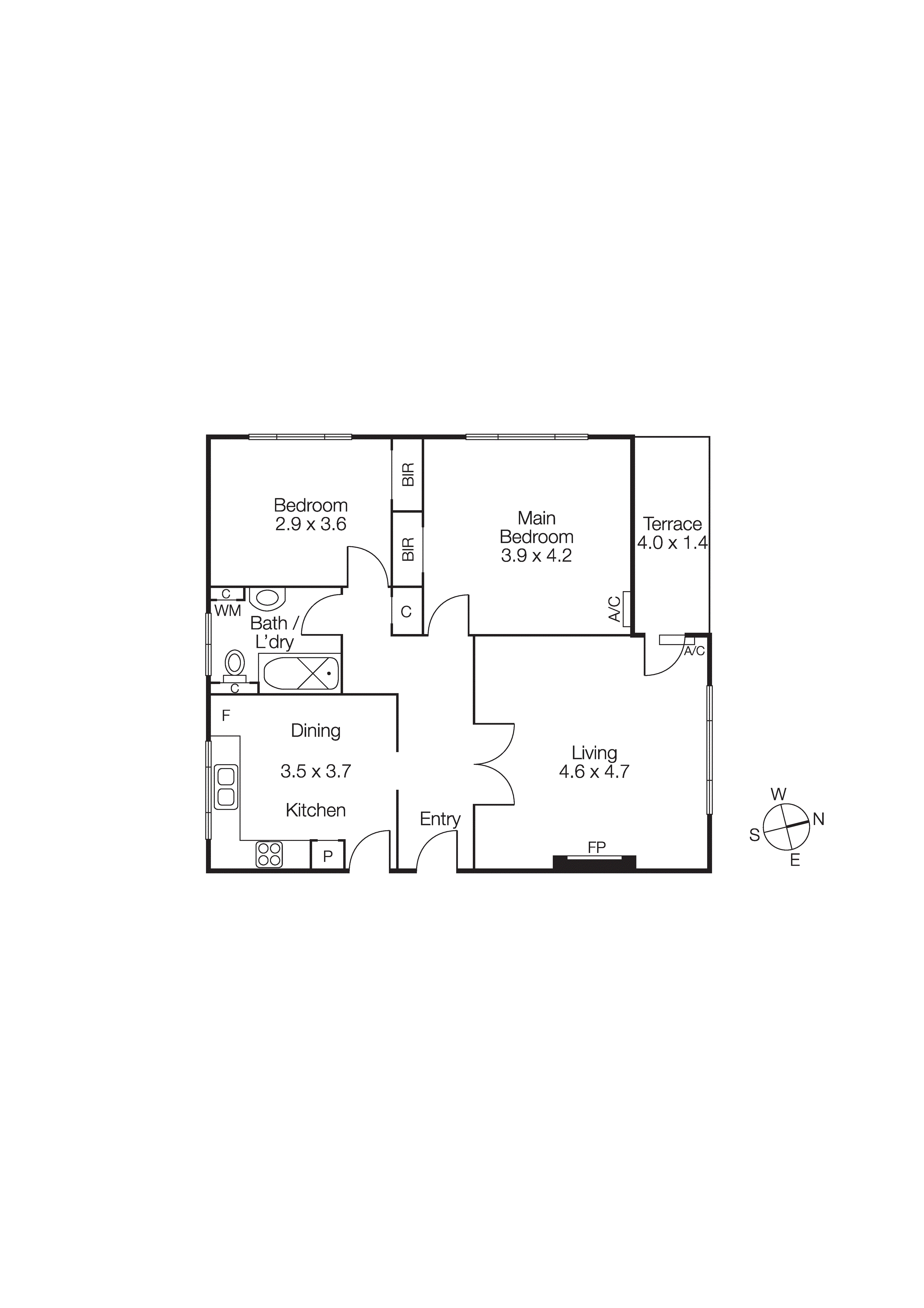 7/12c Chapel Street, St Kilda VIC 3182 - Floorplan