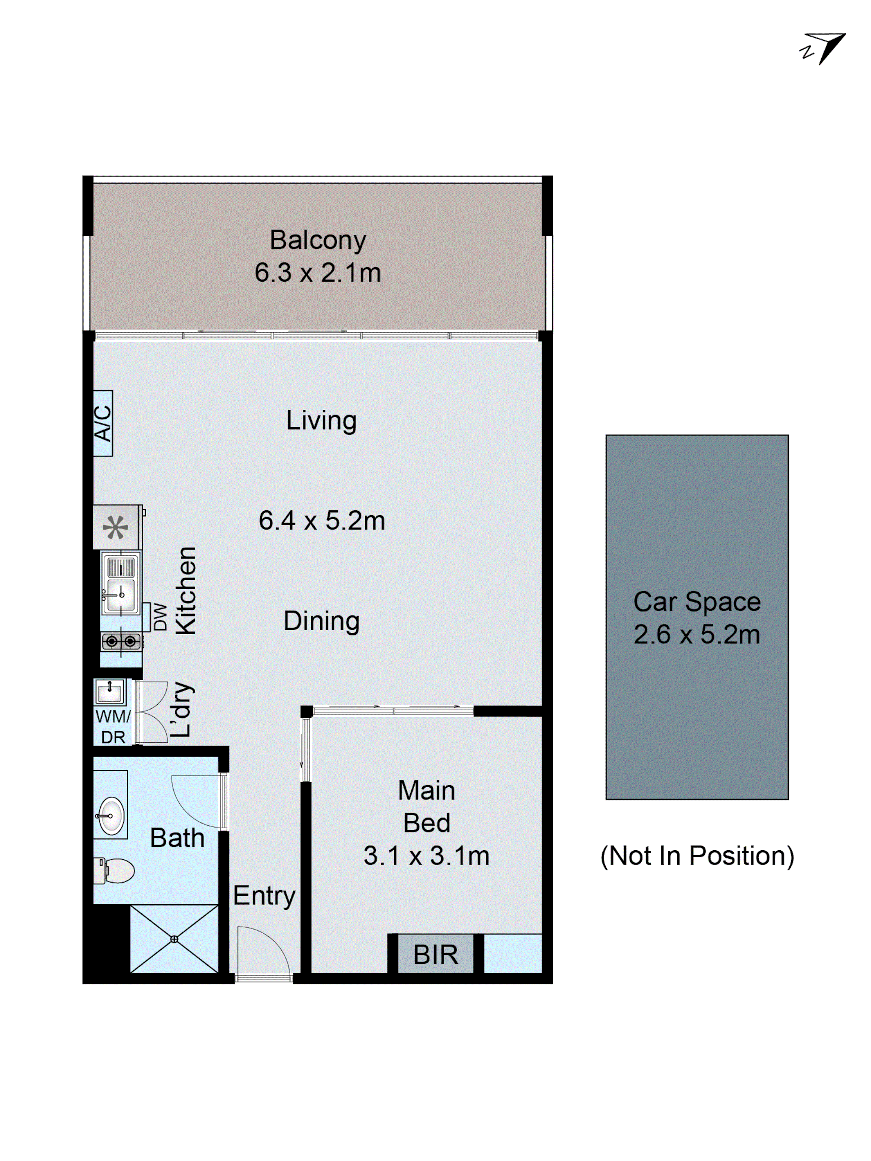 713/10 Bellerine Street, Geelong VIC 3220 - Floorplan