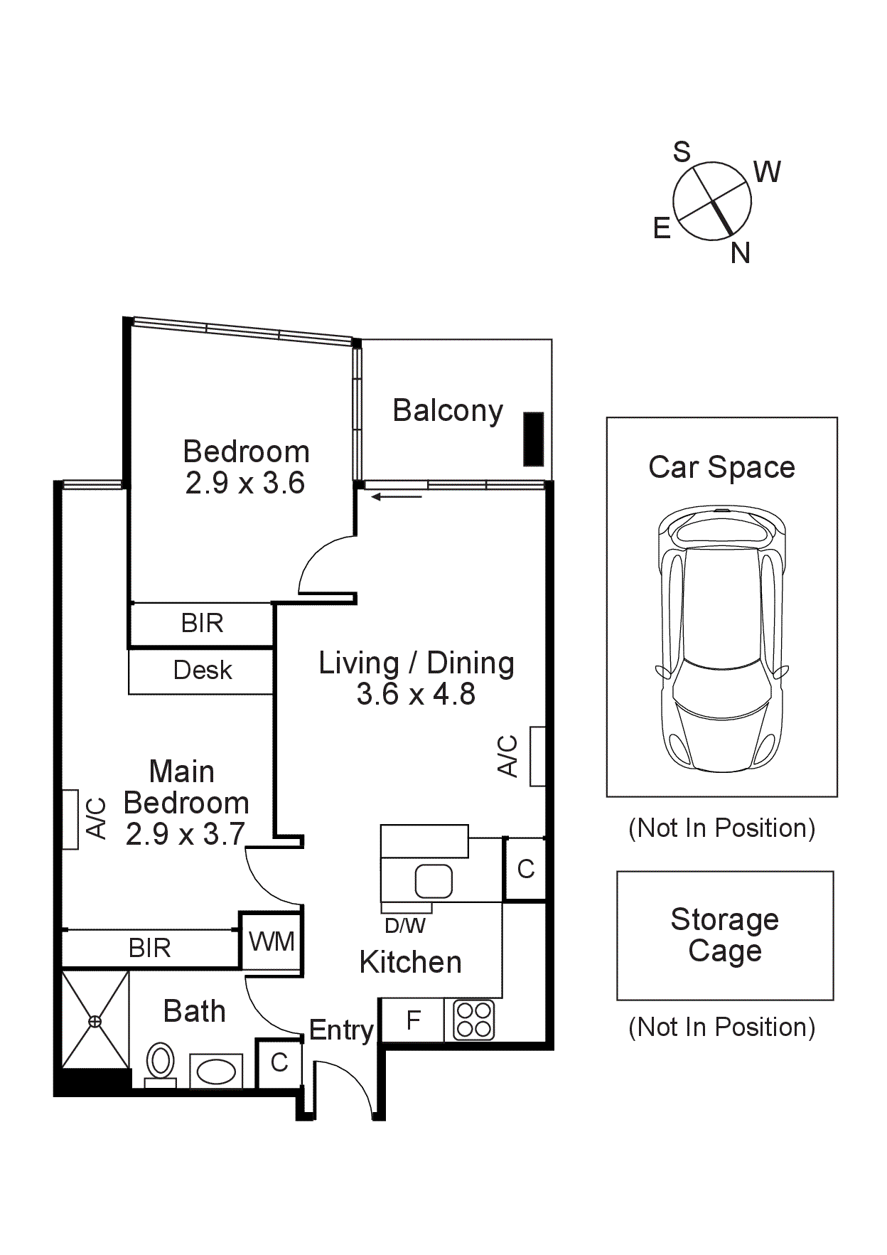 715/3 Tarver Street, Port Melbourne VIC 3207 - Floorplan